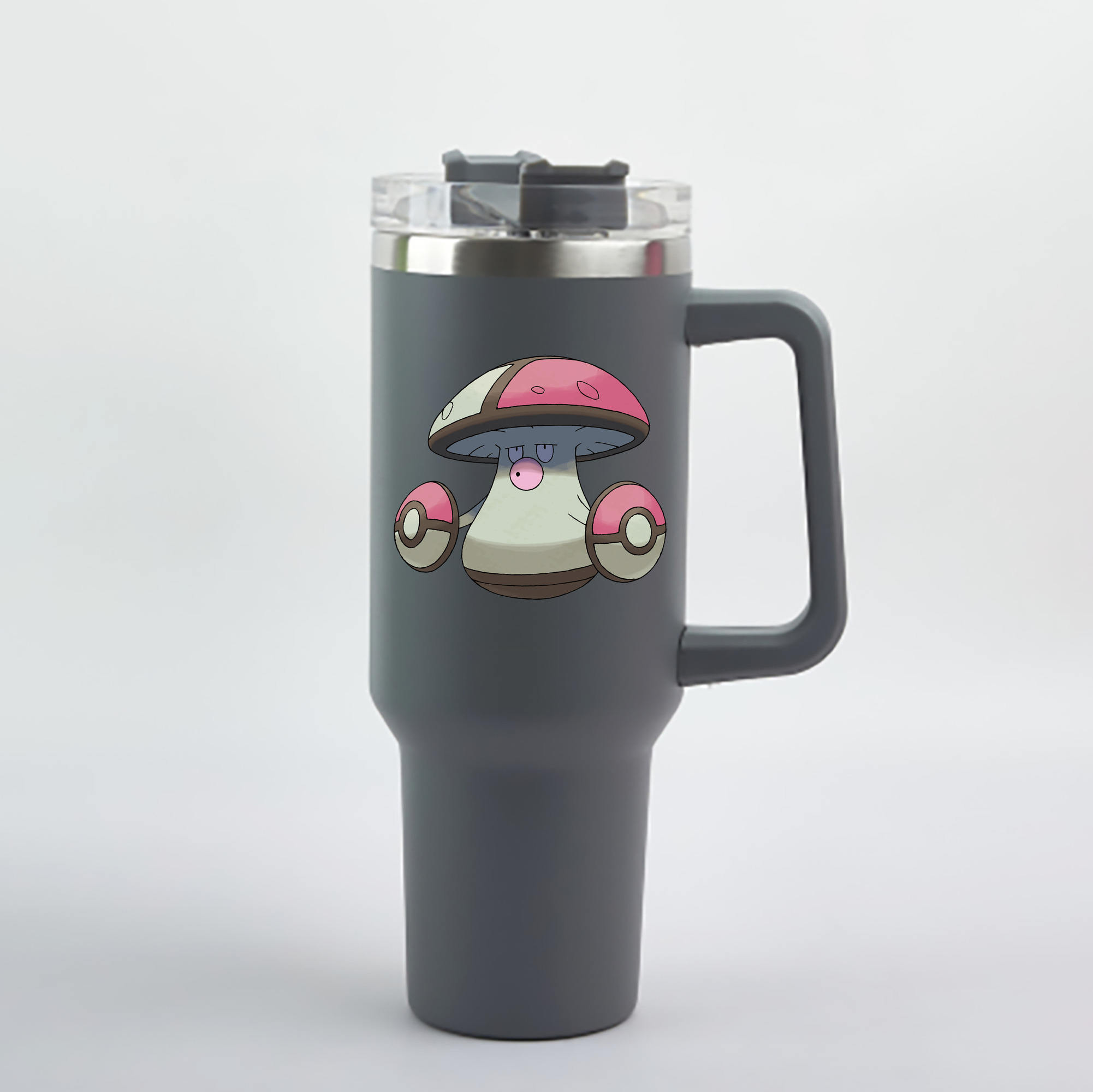 （画像用） ポケットモンスター Pokémon 1200mL車用タンブラー - クリスタルステッカー（プラスチックストロー付き）