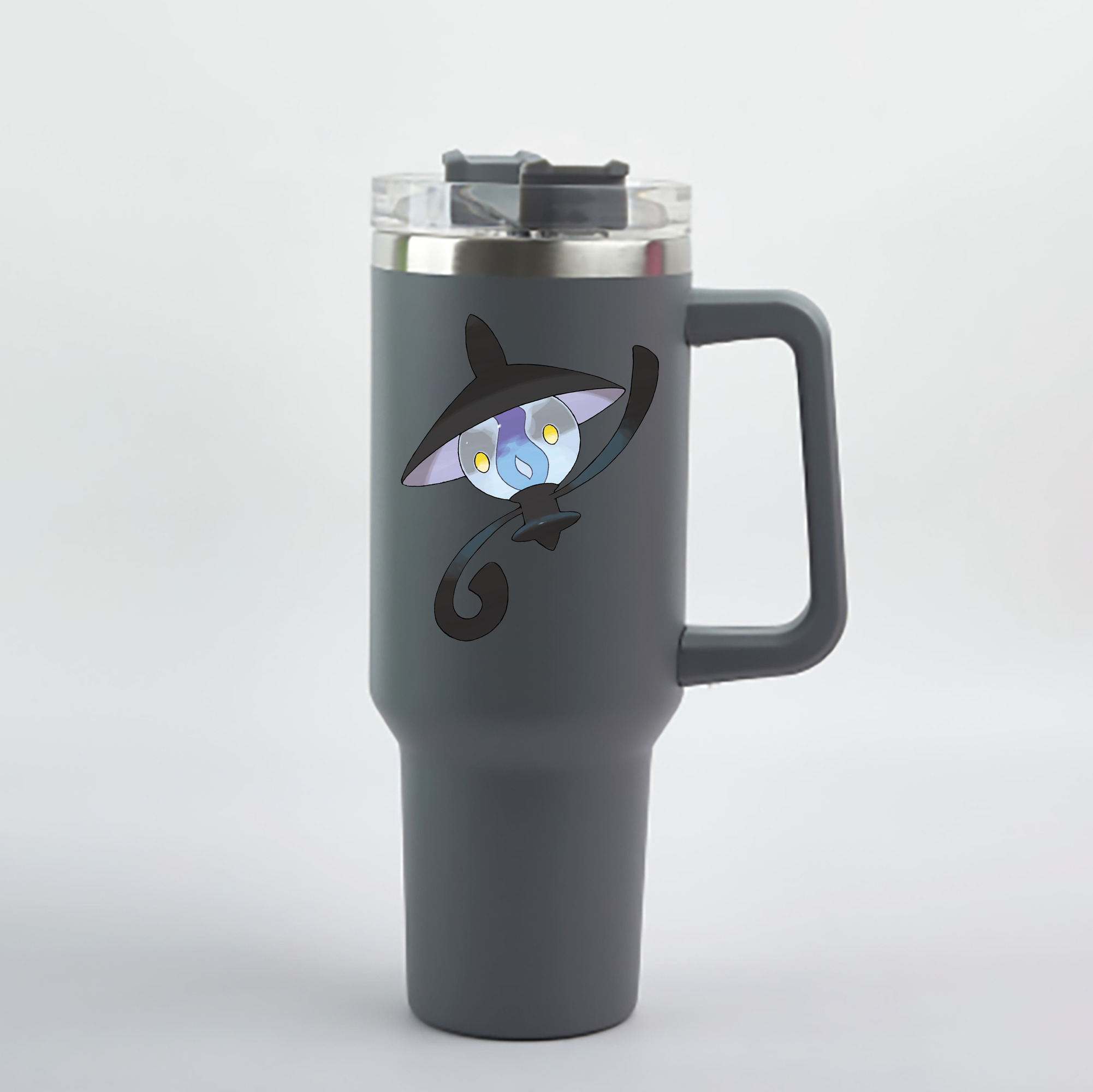 （画像用） ポケットモンスター Pokémon 1200mL車用タンブラー - クリスタルステッカー（プラスチックストロー付き）