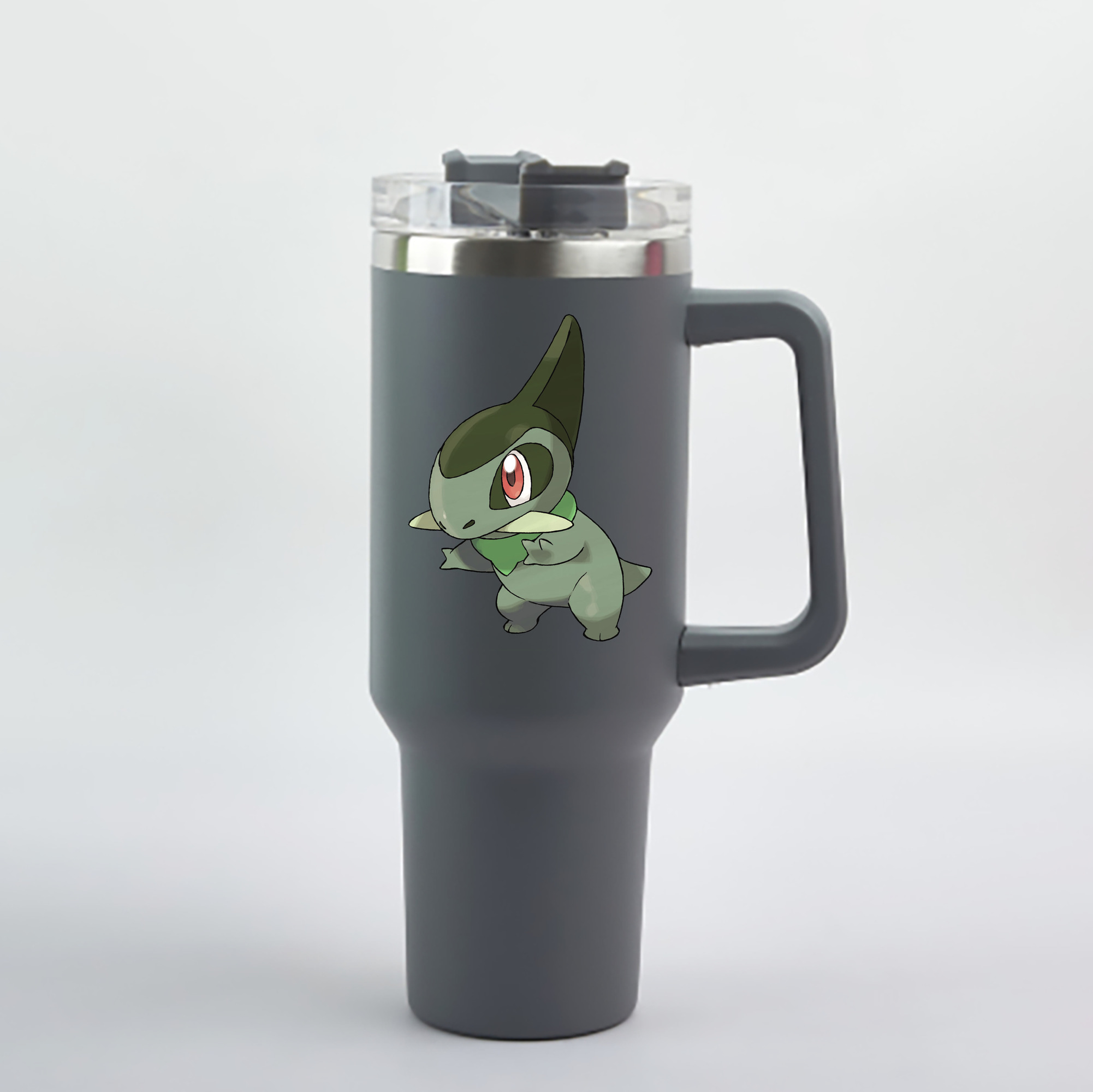 （画像用） ポケットモンスター Pokémon 1200mL車用タンブラー - クリスタルステッカー（プラスチックストロー付き）