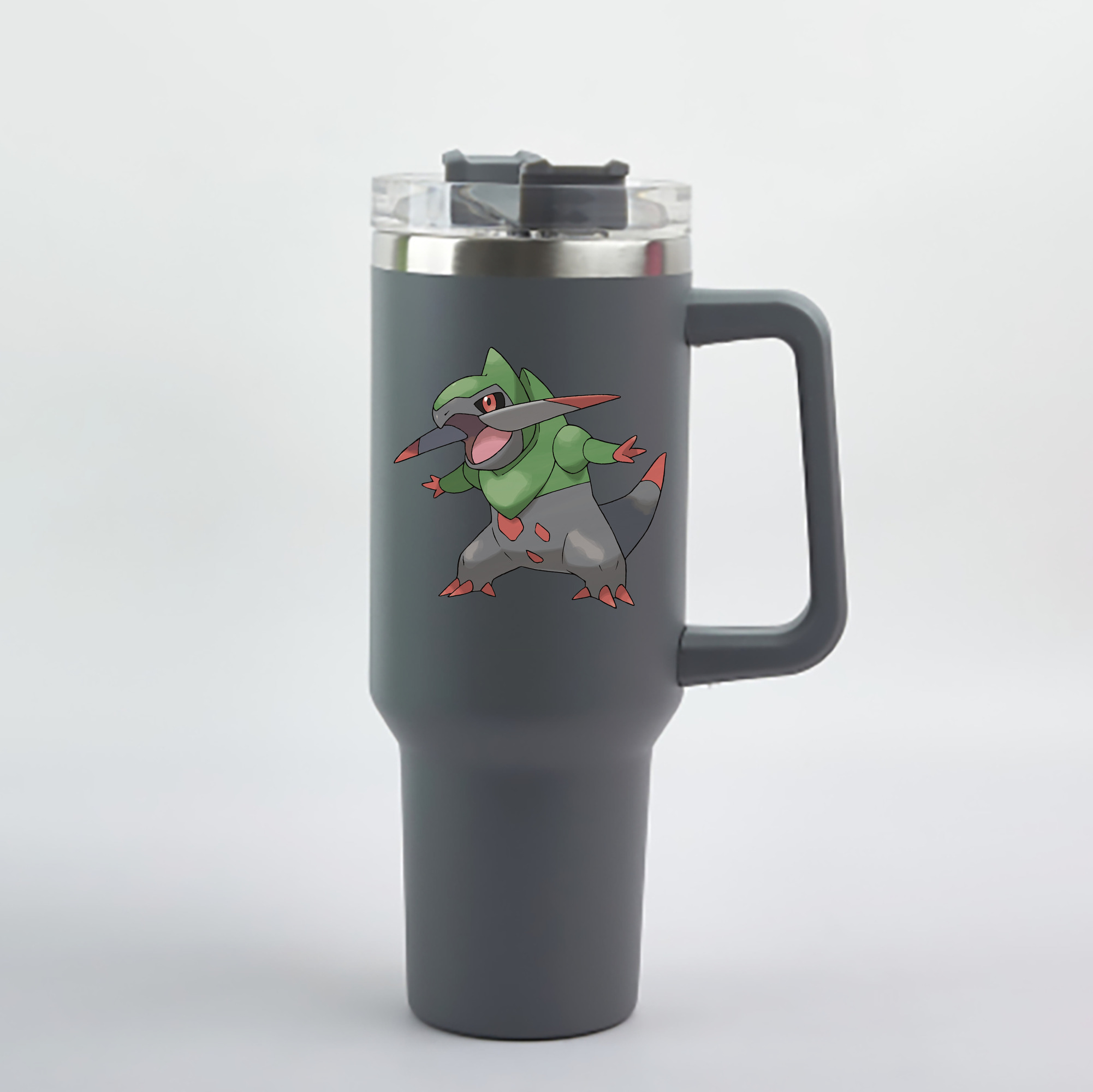 （画像用） ポケットモンスター Pokémon 1200mL車用タンブラー - クリスタルステッカー（プラスチックストロー付き）