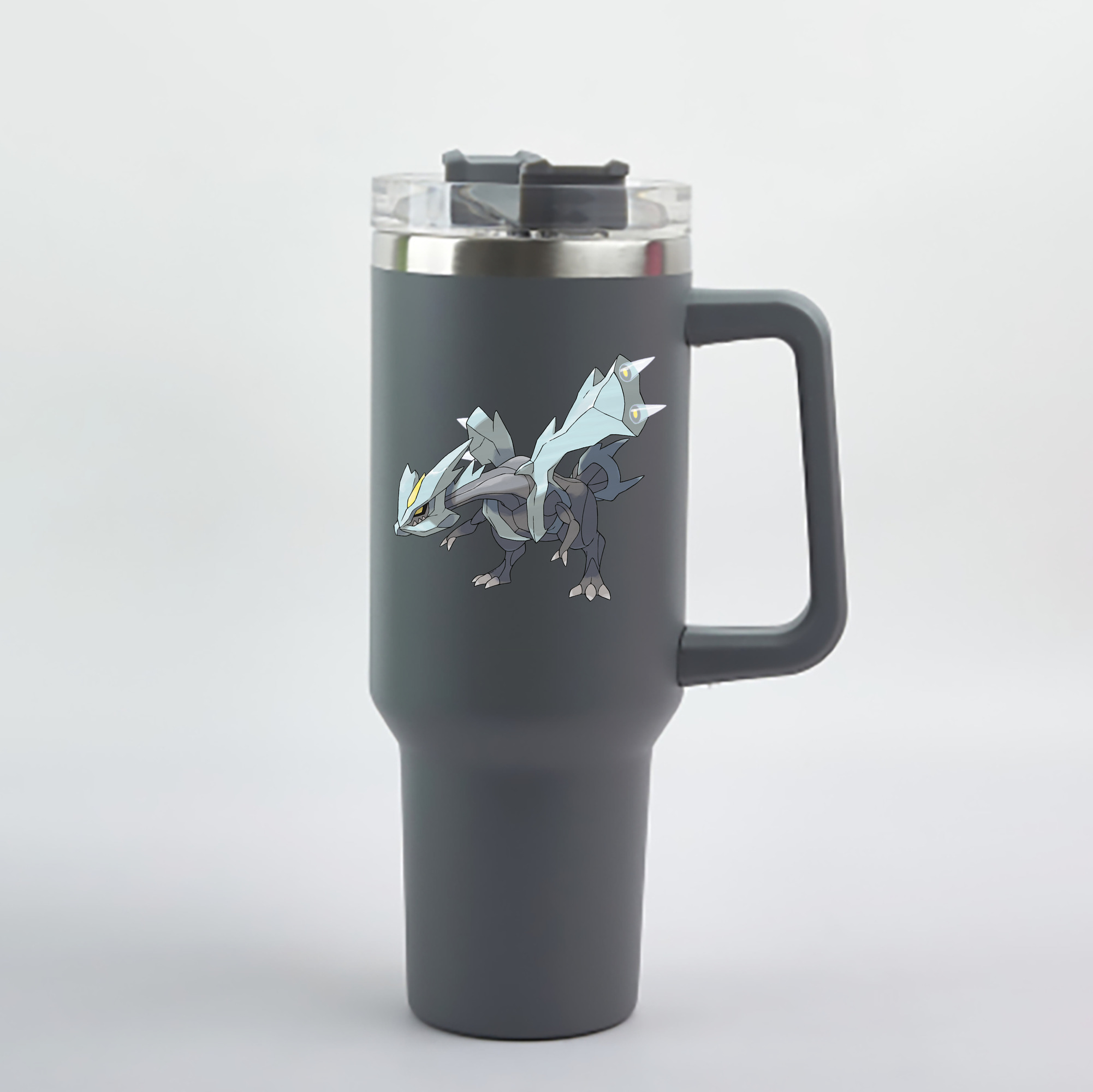 （画像用） ポケットモンスター Pokémon 1200mL車用タンブラー - クリスタルステッカー（プラスチックストロー付き）