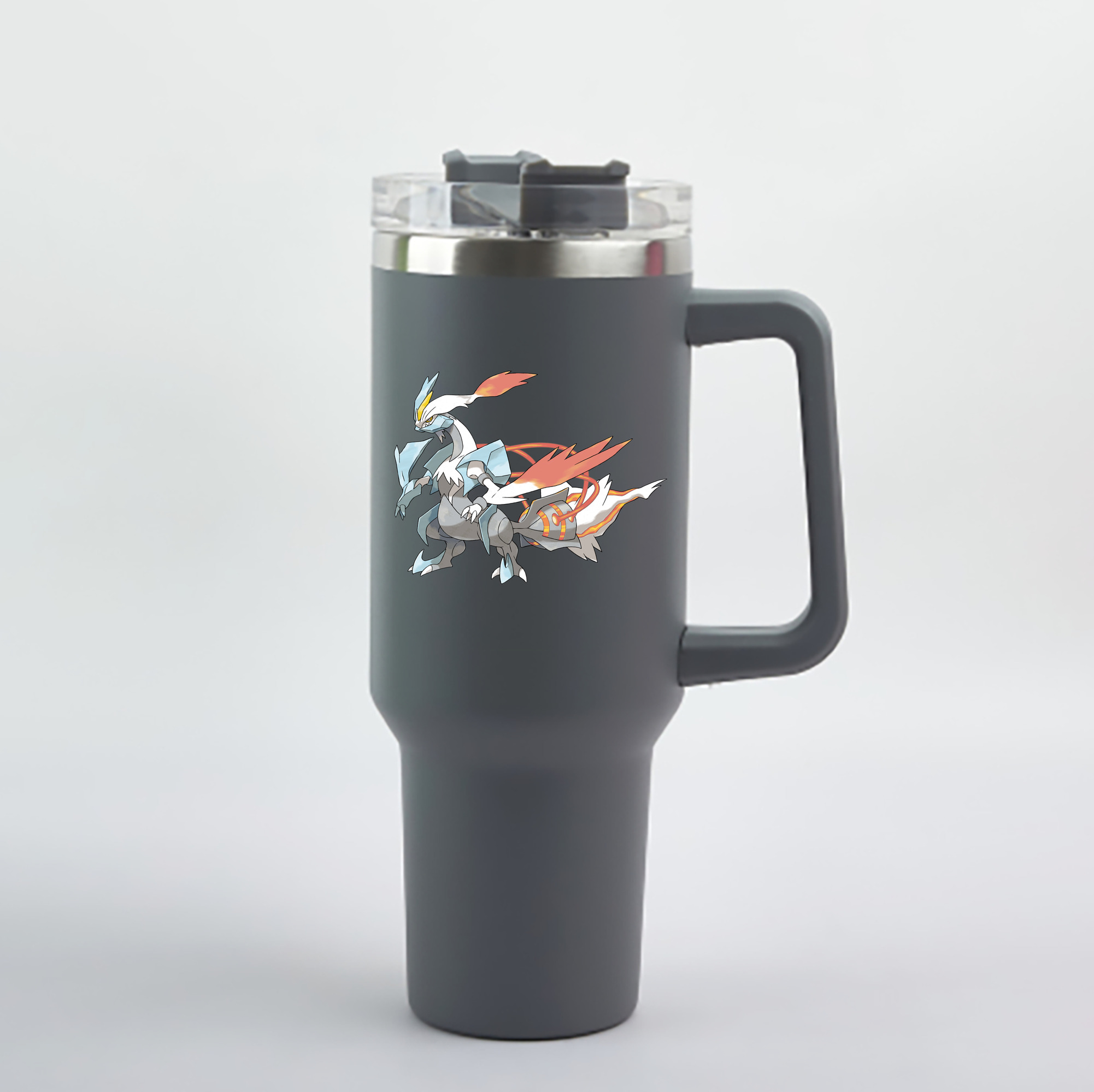 （画像用） ポケットモンスター Pokémon 1200mL車用タンブラー - クリスタルステッカー（プラスチックストロー付き）