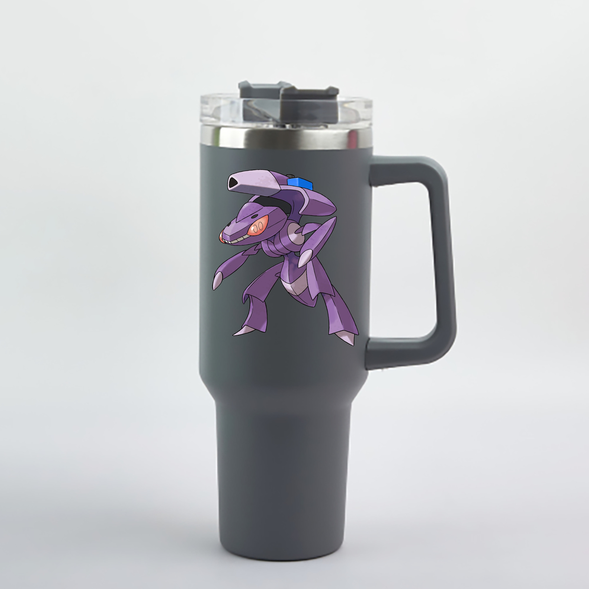 （画像用） ポケットモンスター Pokémon 1200mL車用タンブラー - クリスタルステッカー（プラスチックストロー付き）