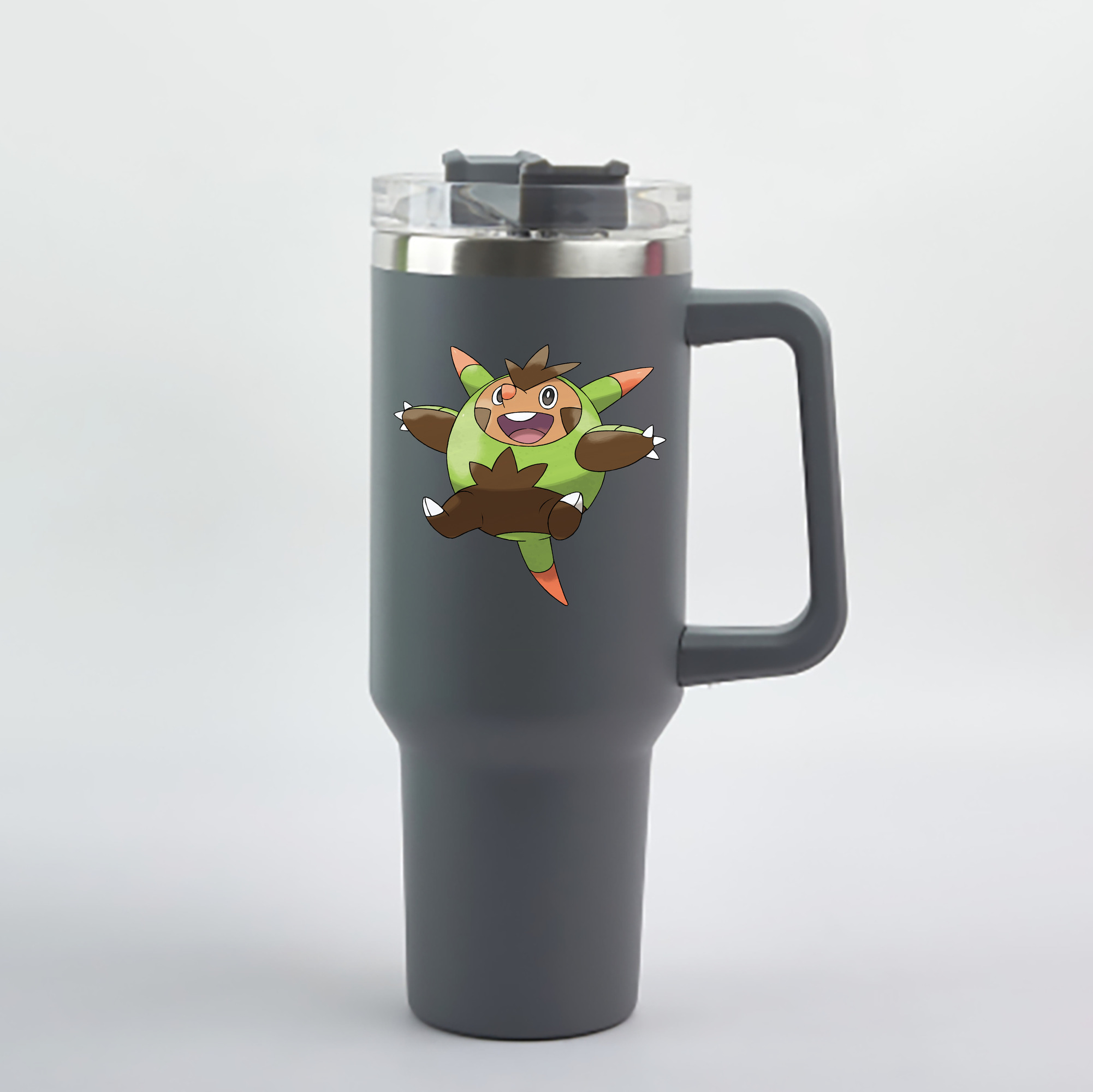 （画像用） ポケットモンスター Pokémon 1200mL車用タンブラー - クリスタルステッカー（プラスチックストロー付き）
