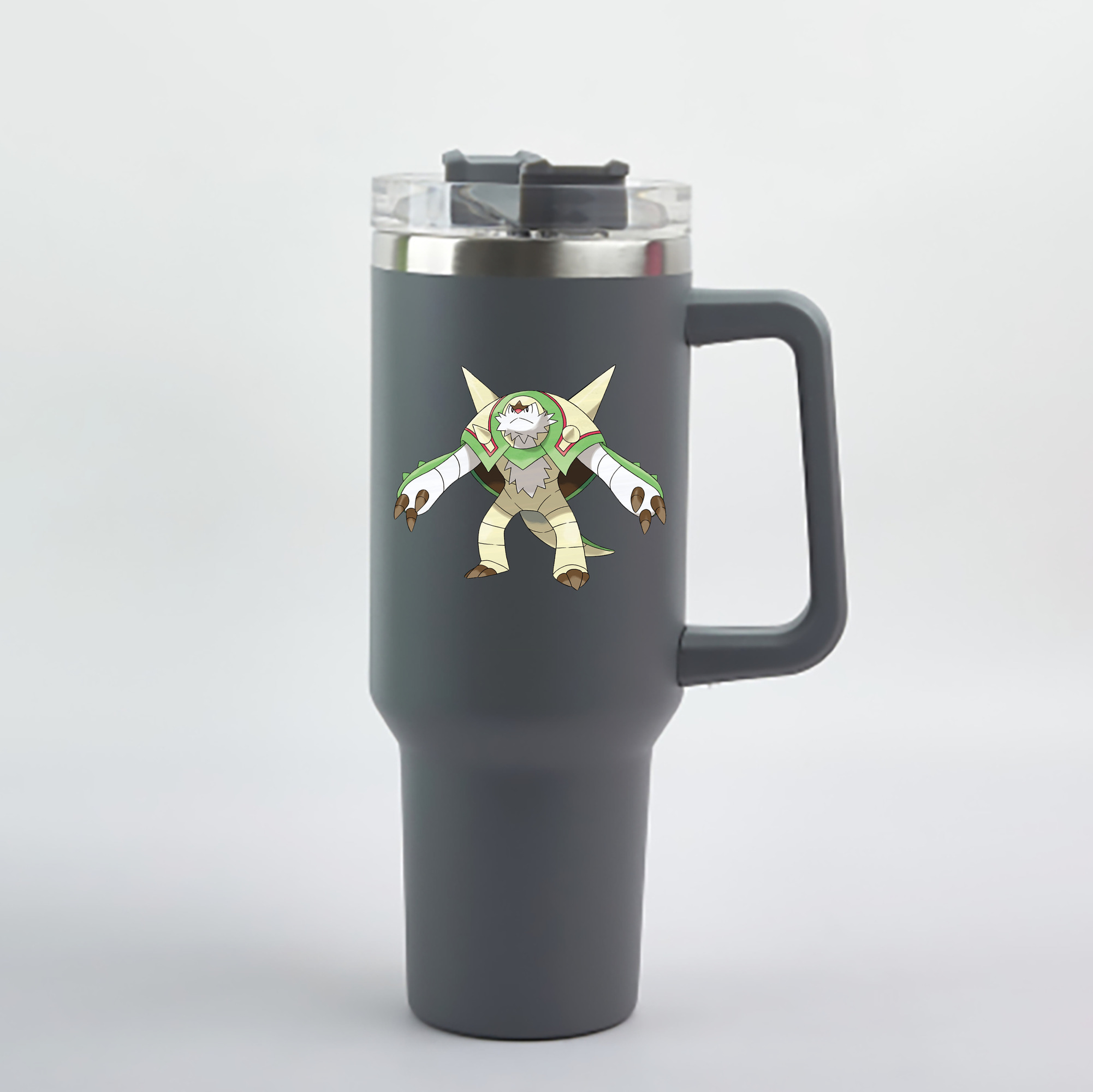 （画像用） ポケットモンスター Pokémon 1200mL車用タンブラー - クリスタルステッカー（プラスチックストロー付き）