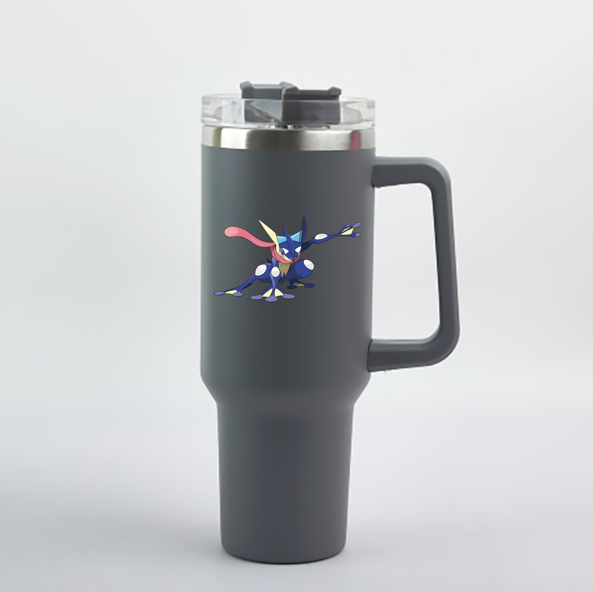 （画像用） ポケットモンスター Pokémon 1200mL車用タンブラー - クリスタルステッカー（プラスチックストロー付き）