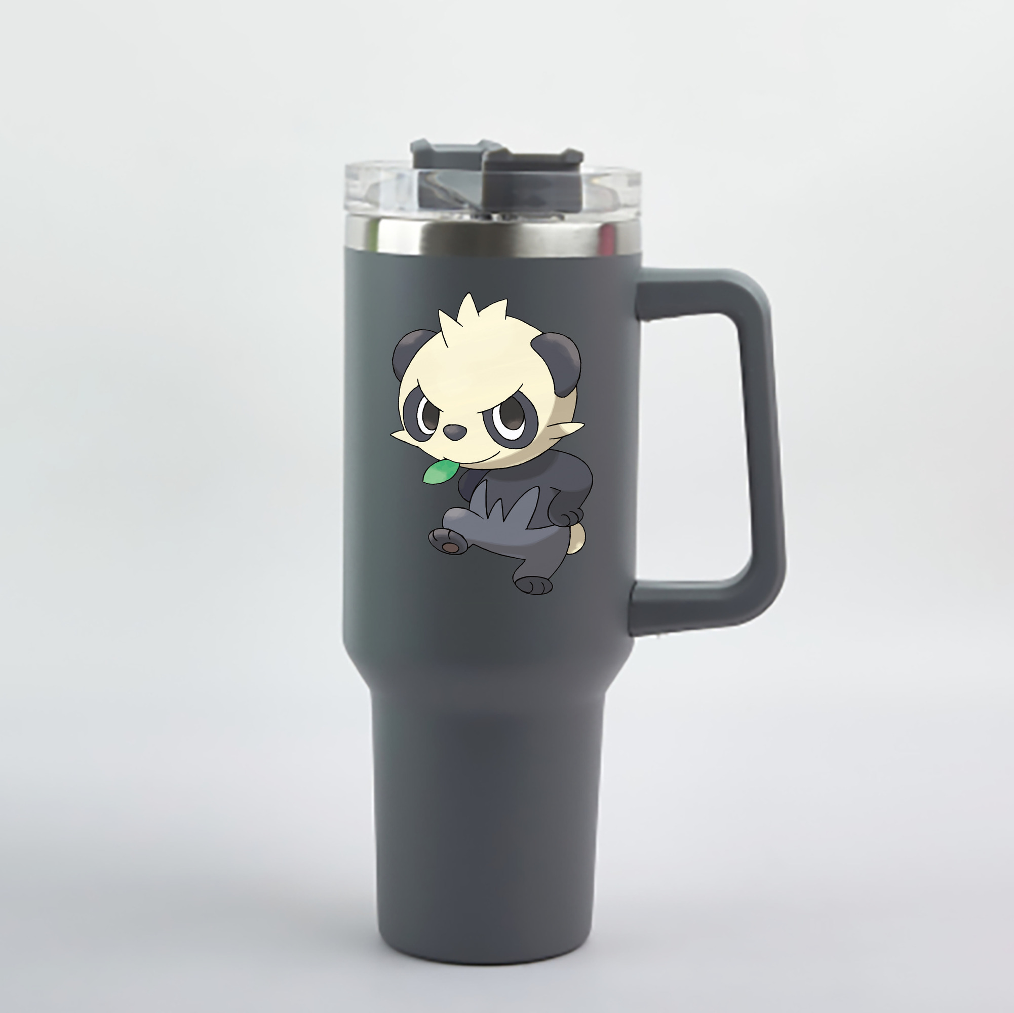 （画像用） ポケットモンスター Pokémon 1200mL車用タンブラー - クリスタルステッカー（プラスチックストロー付き）