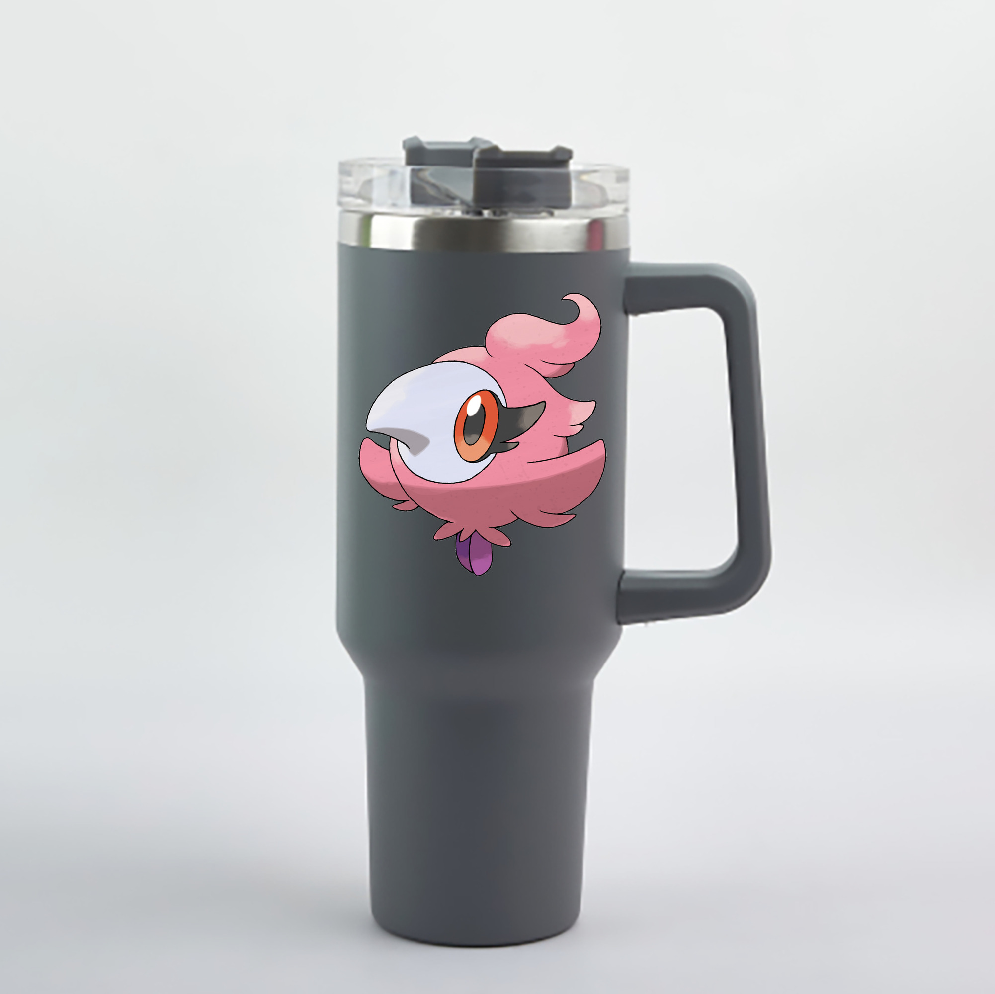 （画像用） ポケットモンスター Pokémon 1200mL車用タンブラー - クリスタルステッカー（プラスチックストロー付き）