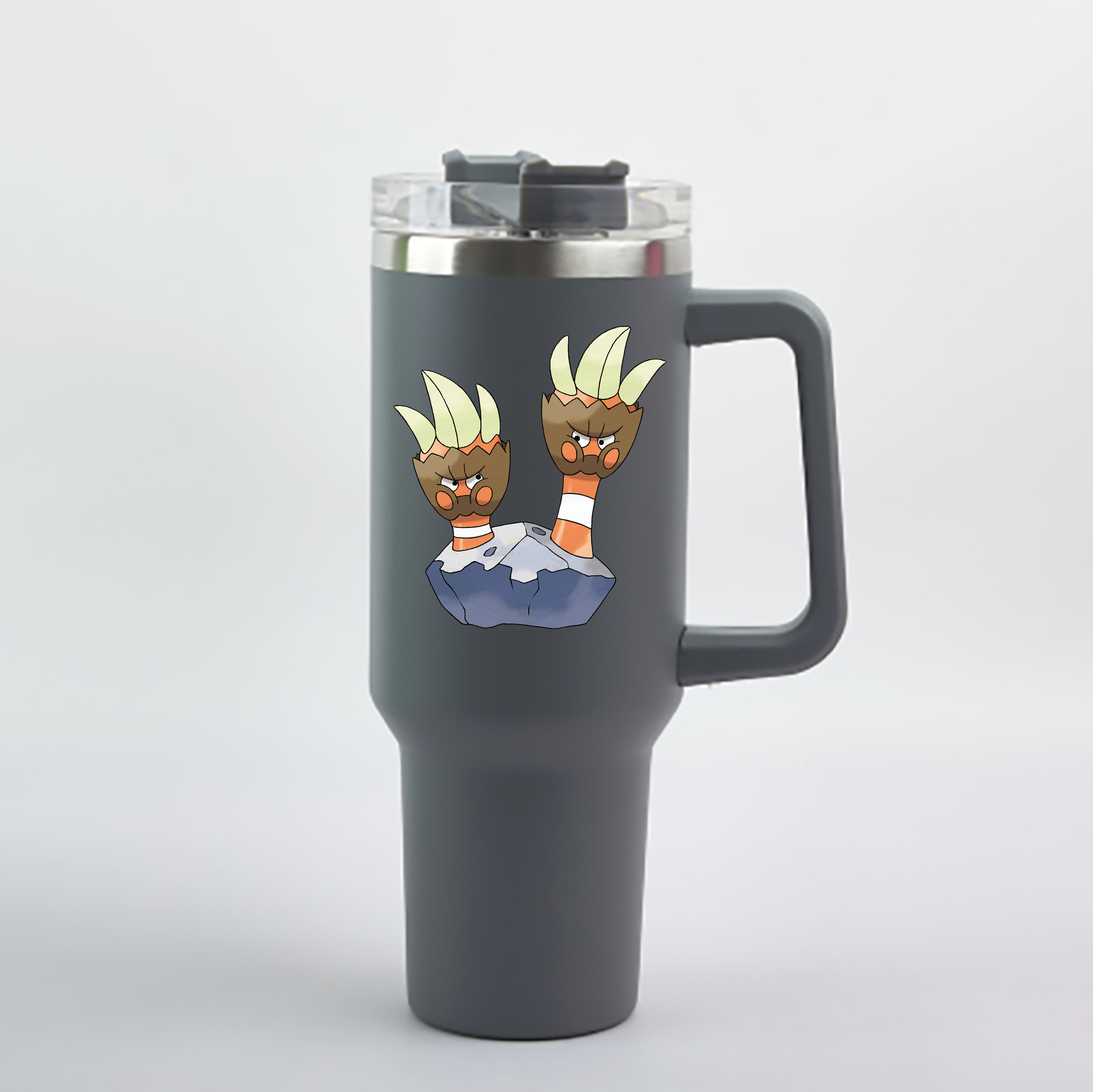 （画像用） ポケットモンスター Pokémon 1200mL車用タンブラー - クリスタルステッカー（プラスチックストロー付き）