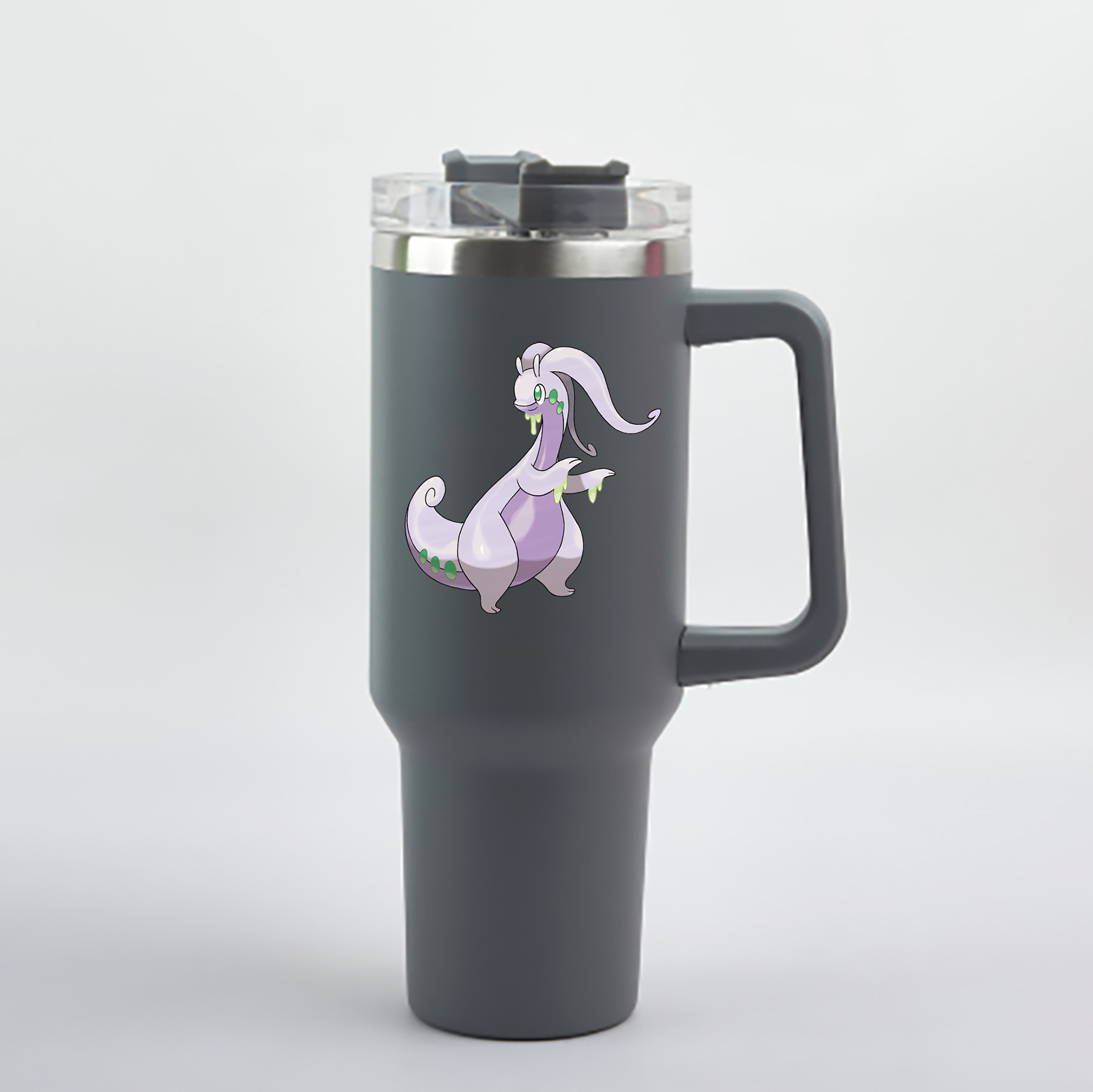 （画像用） ポケットモンスター Pokémon 1200mL車用タンブラー - クリスタルステッカー（プラスチックストロー付き）