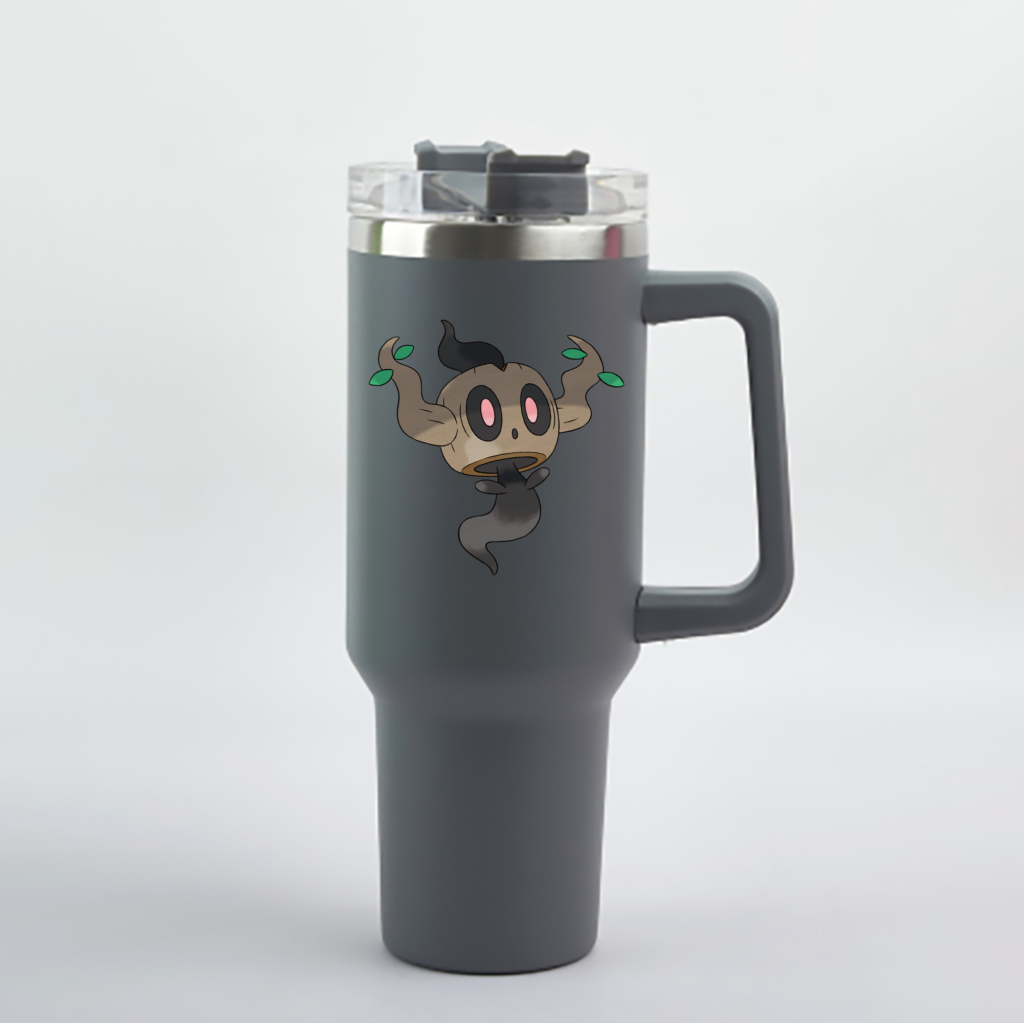 （画像用） ポケットモンスター Pokémon 1200mL車用タンブラー - クリスタルステッカー（プラスチックストロー付き）