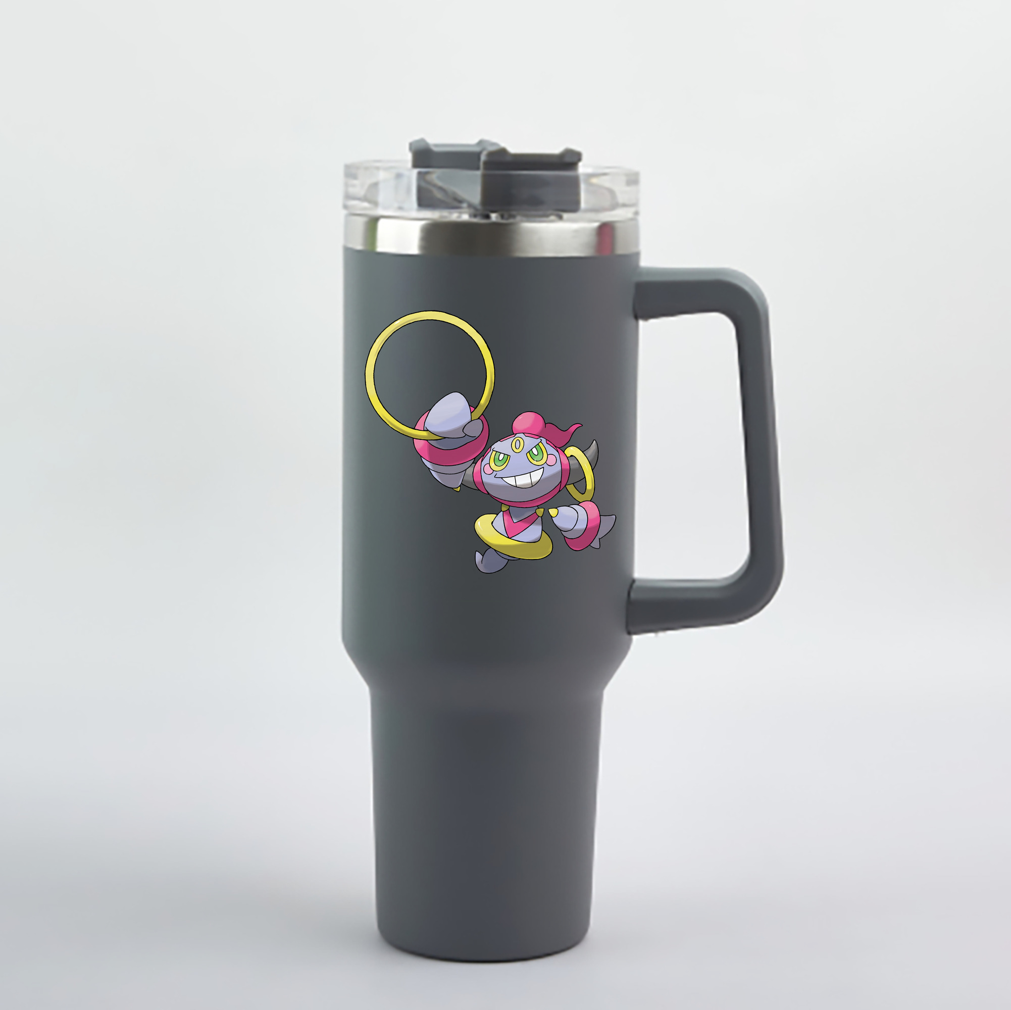 （画像用） ポケットモンスター Pokémon 1200mL車用タンブラー - クリスタルステッカー（プラスチックストロー付き）