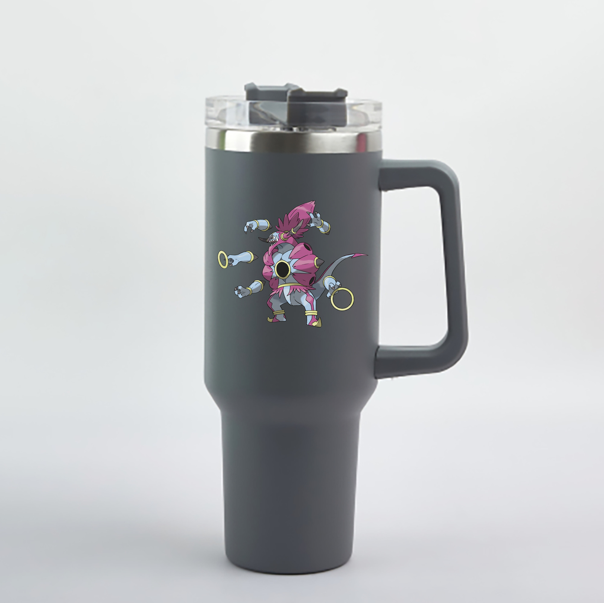 （画像用） ポケットモンスター Pokémon 1200mL車用タンブラー - クリスタルステッカー（プラスチックストロー付き）