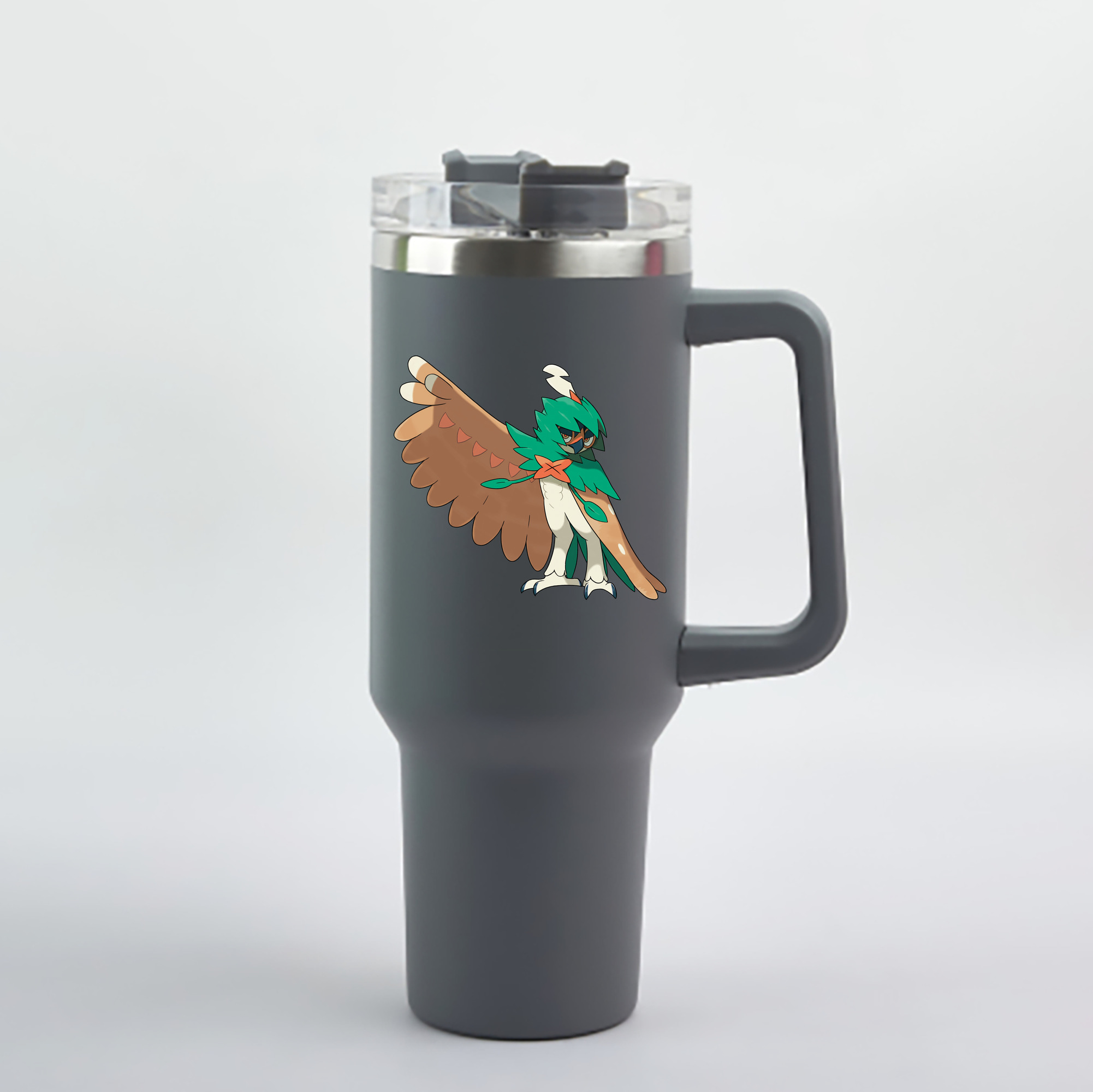 （画像用） ポケットモンスター Pokémon 1200mL車用タンブラー - クリスタルステッカー（プラスチックストロー付き）