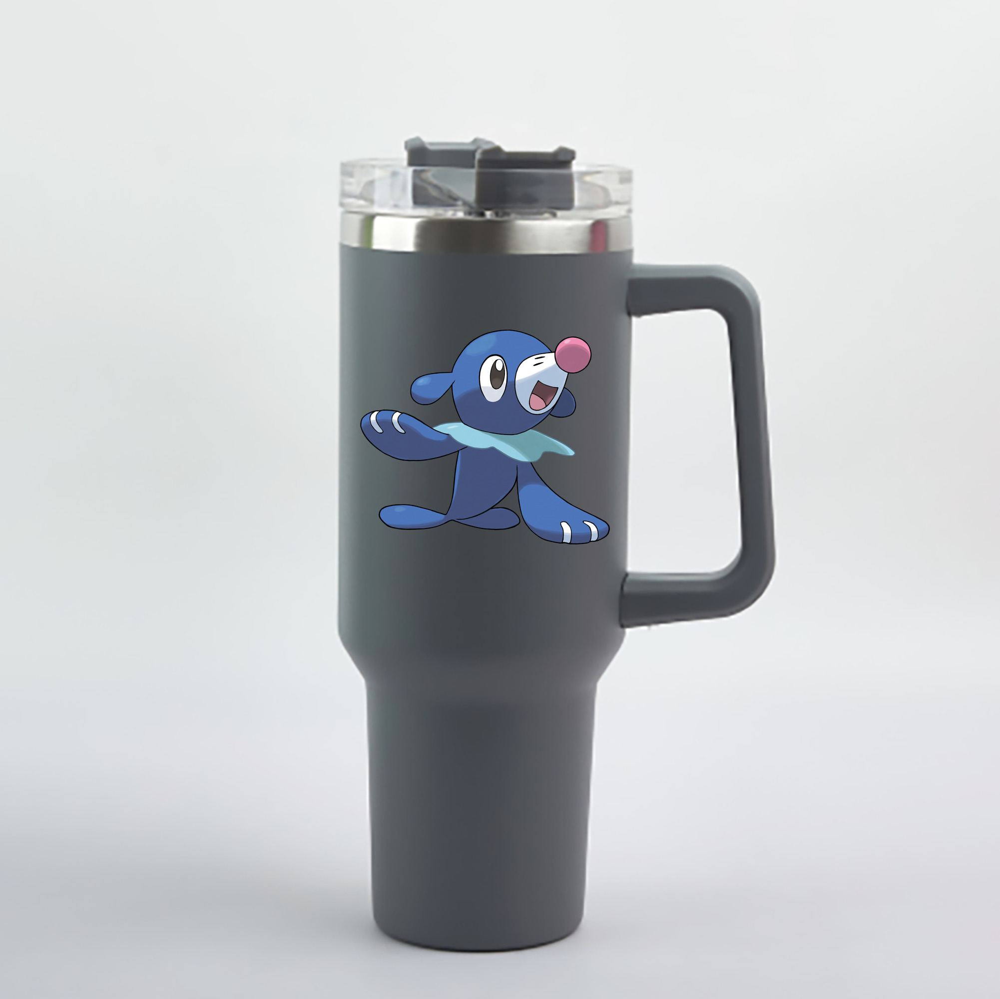 （画像用） ポケットモンスター Pokémon 1200mL車用タンブラー - クリスタルステッカー（プラスチックストロー付き）