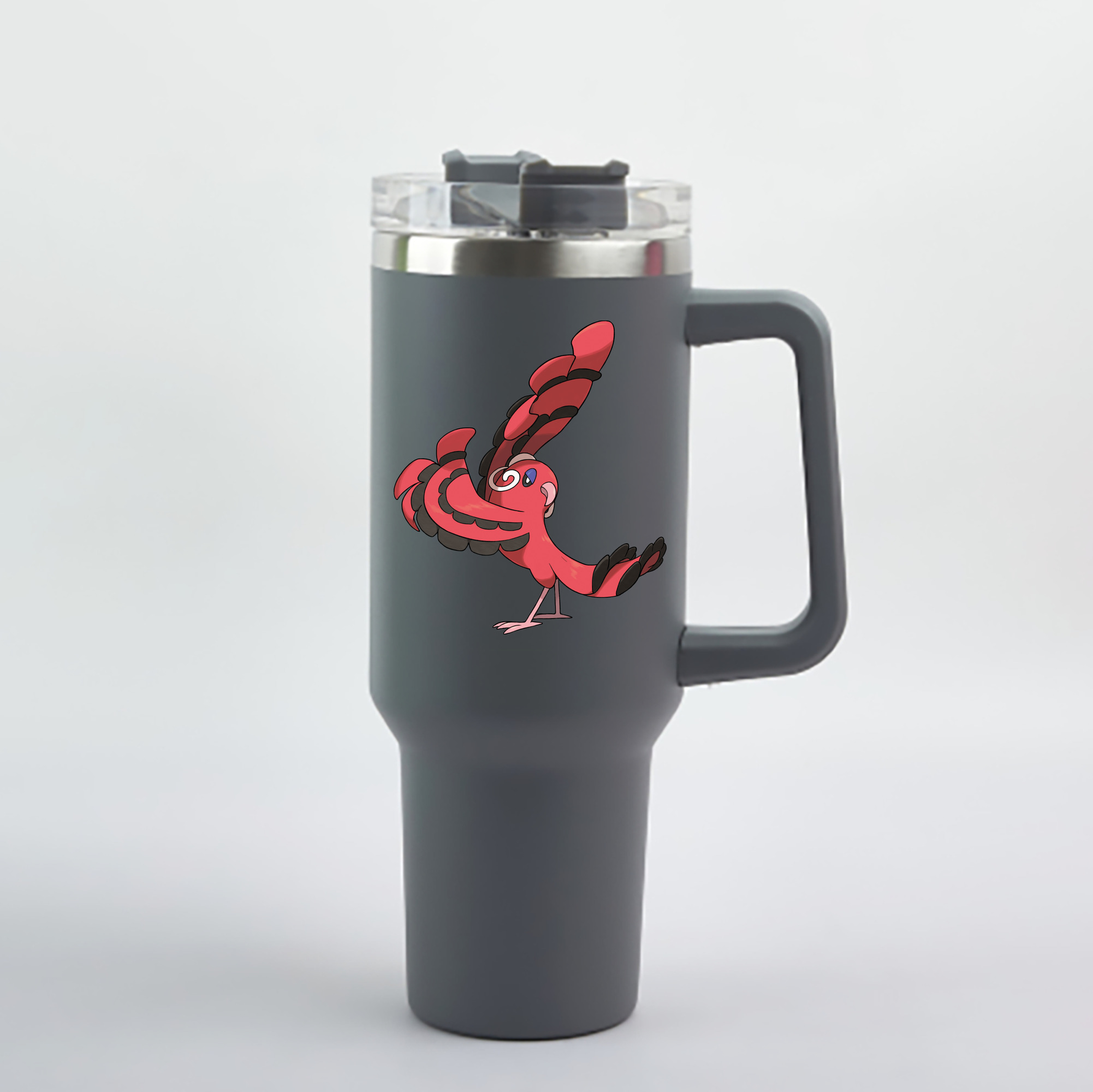 （画像用） ポケットモンスター Pokémon 1200mL車用タンブラー - クリスタルステッカー（プラスチックストロー付き）