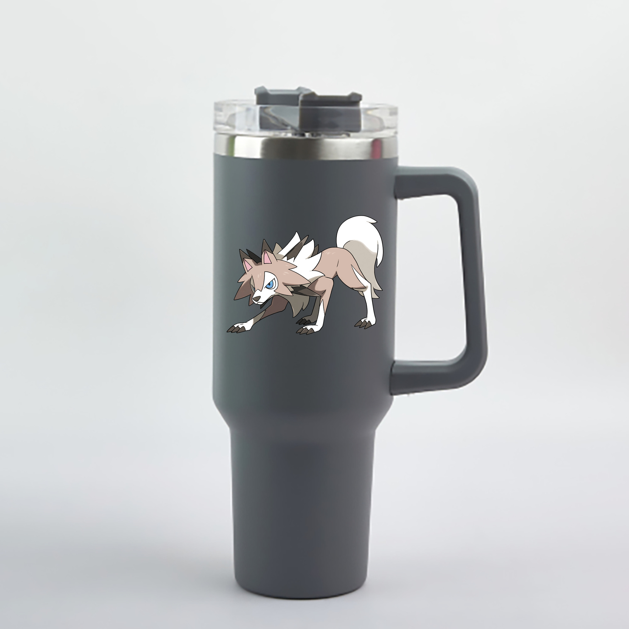 （画像用） ポケットモンスター Pokémon 1200mL車用タンブラー - クリスタルステッカー（プラスチックストロー付き）
