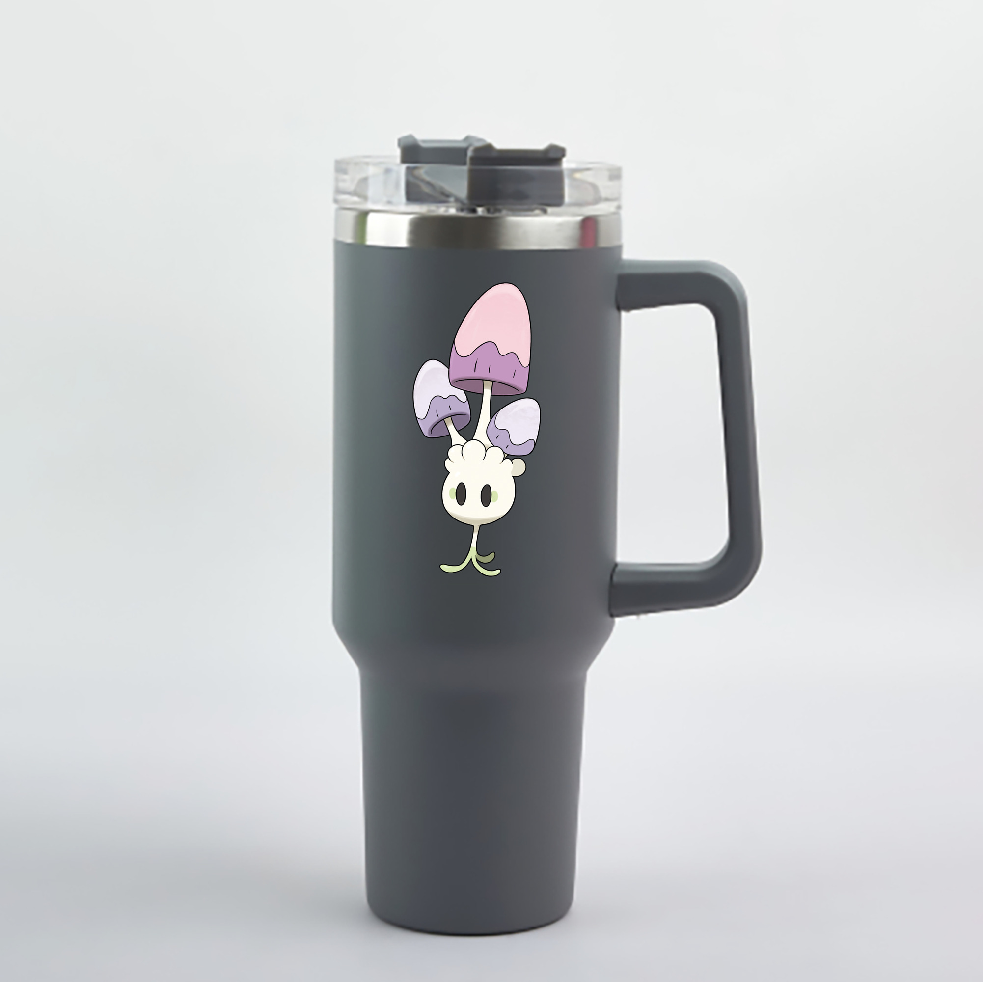 （画像用） ポケットモンスター Pokémon 1200mL車用タンブラー - クリスタルステッカー（プラスチックストロー付き）