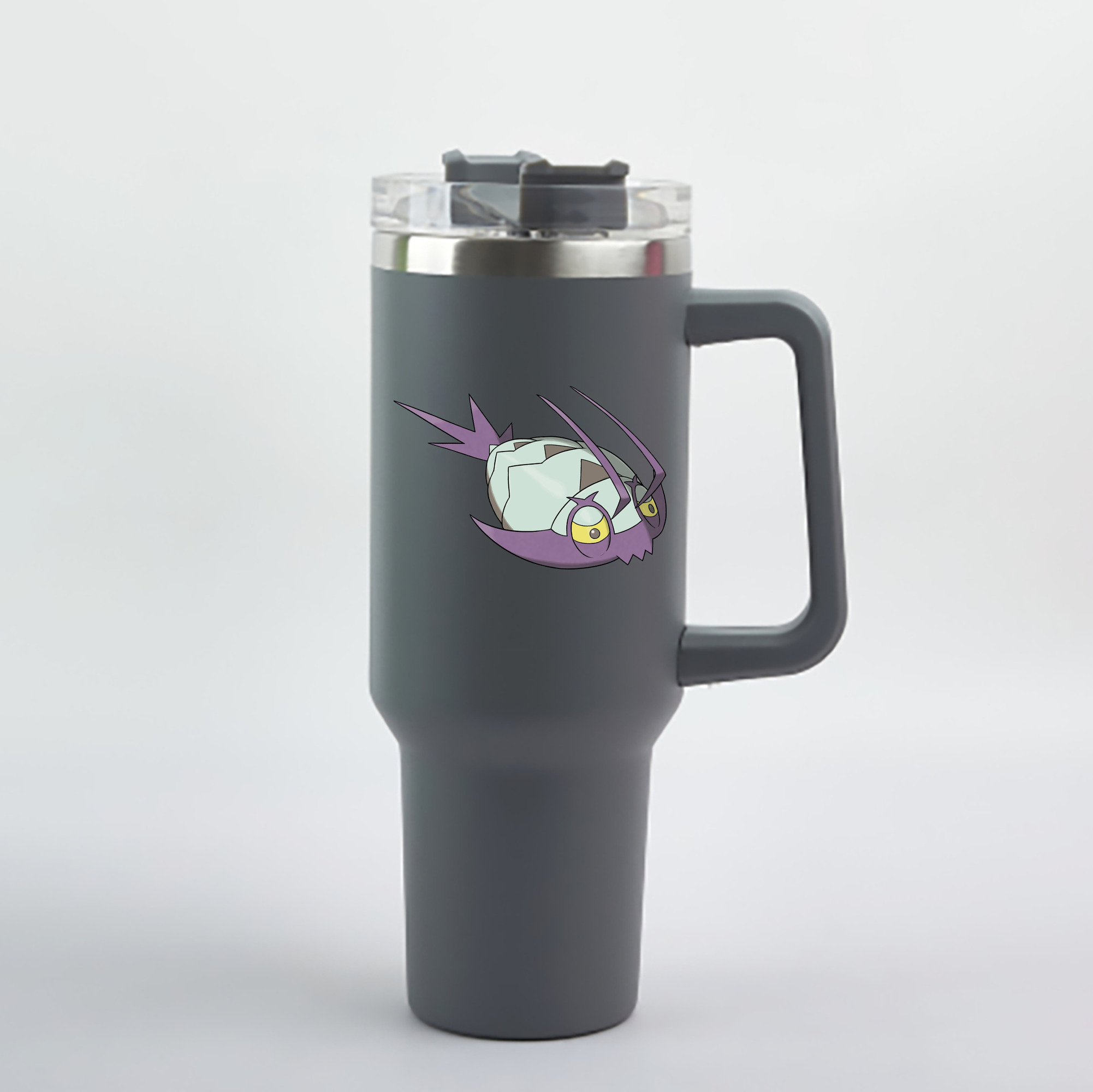 （画像用） ポケットモンスター Pokémon 1200mL車用タンブラー - クリスタルステッカー（プラスチックストロー付き）