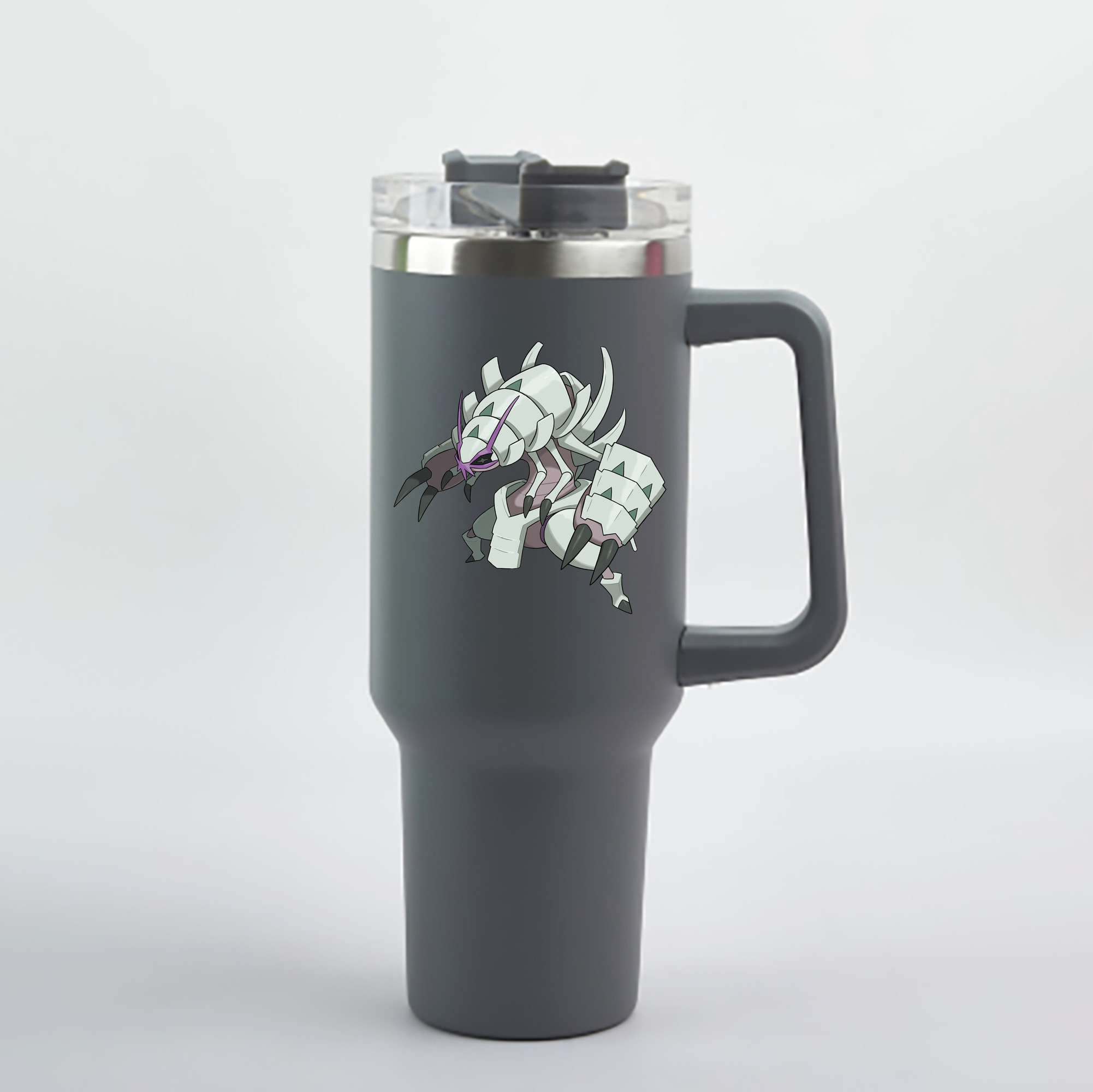 （画像用） ポケットモンスター Pokémon 1200mL車用タンブラー - クリスタルステッカー（プラスチックストロー付き）
