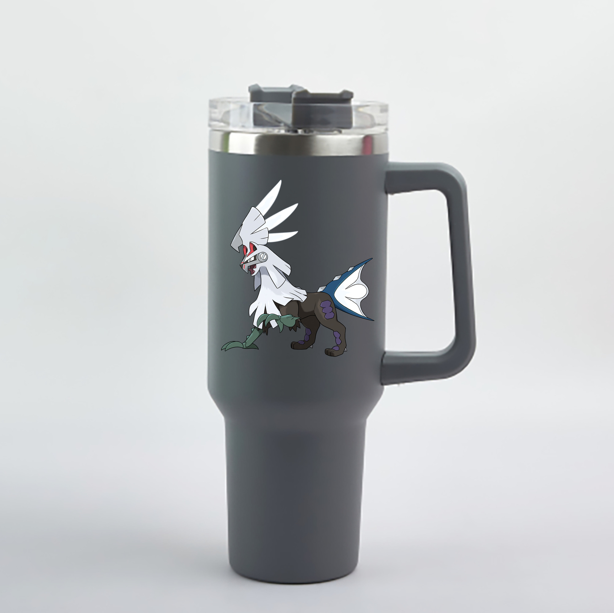 （画像用） ポケットモンスター Pokémon 1200mL車用タンブラー - クリスタルステッカー（プラスチックストロー付き）