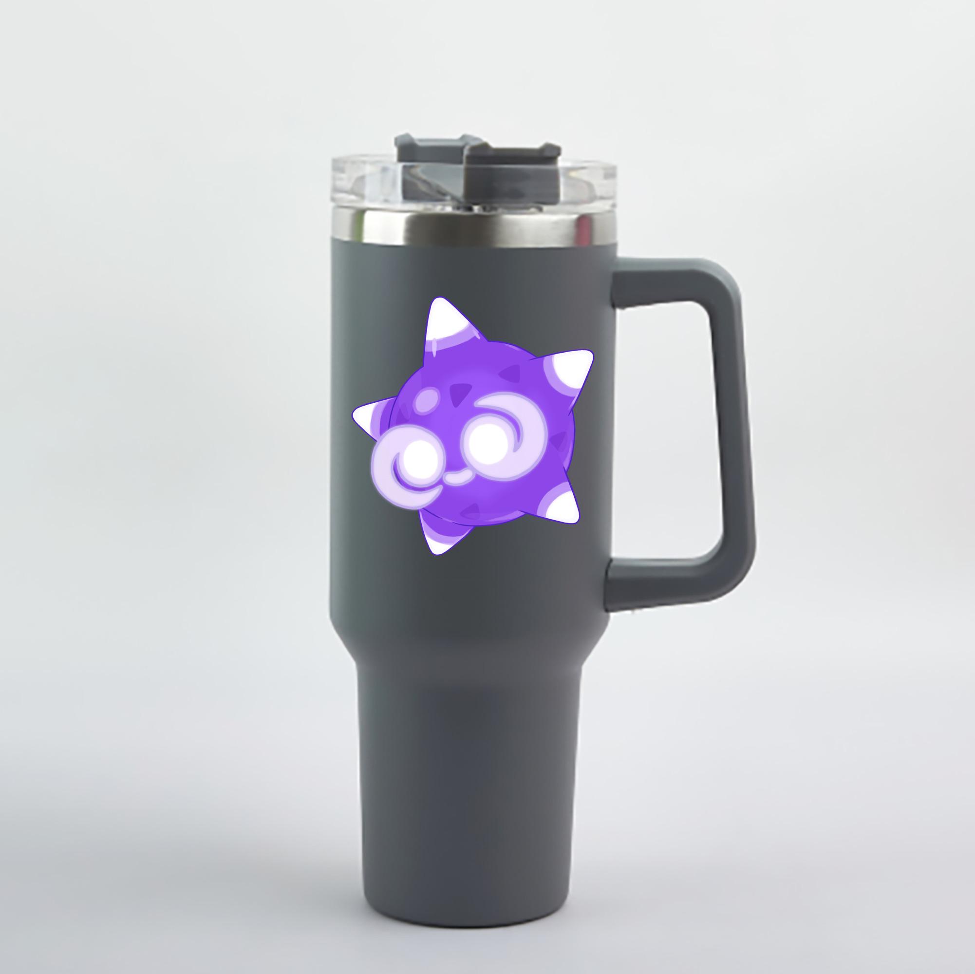 （画像用） ポケットモンスター Pokémon 1200mL車用タンブラー - クリスタルステッカー（プラスチックストロー付き）