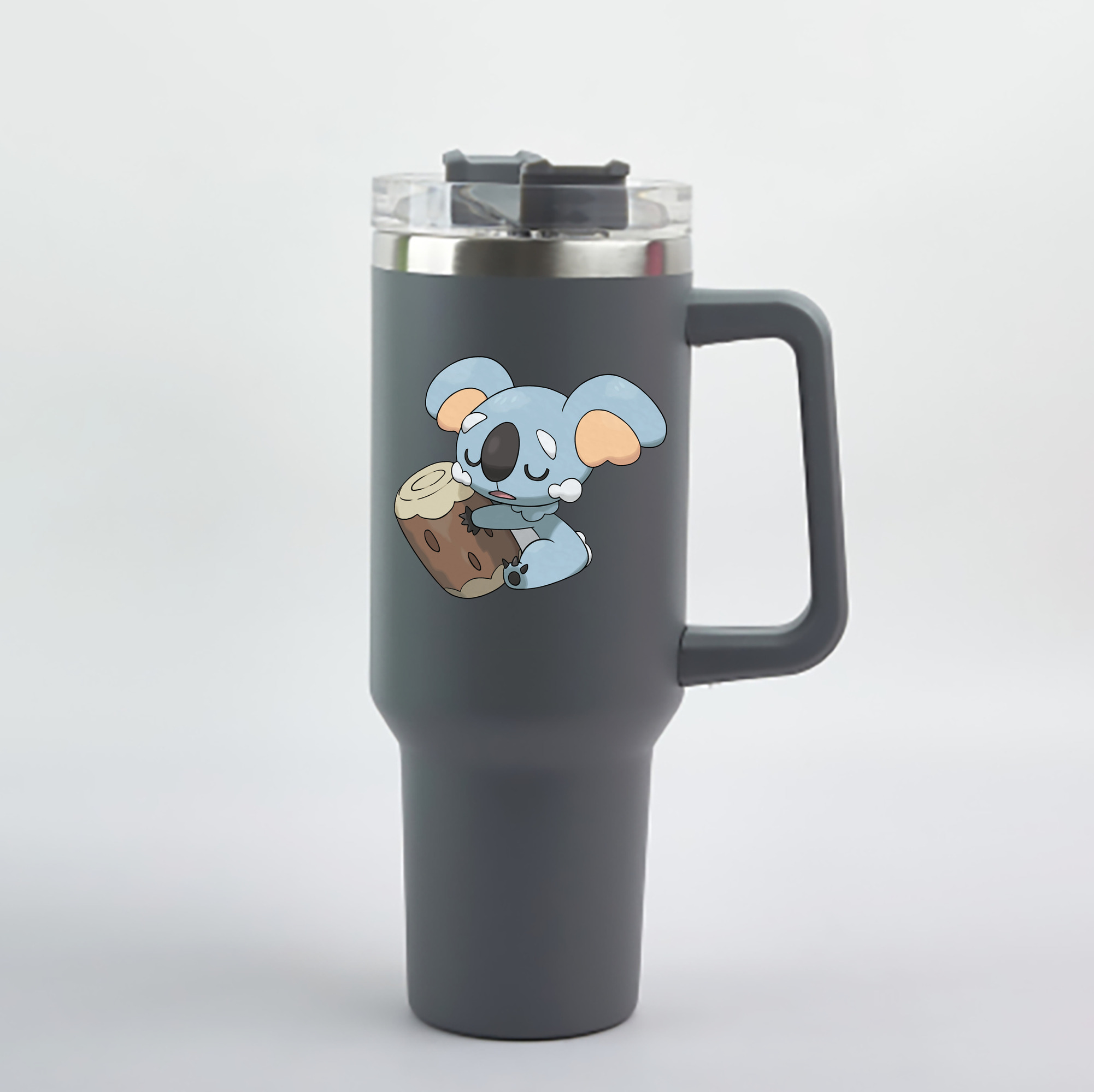 （画像用） ポケットモンスター Pokémon 1200mL車用タンブラー - クリスタルステッカー（プラスチックストロー付き）