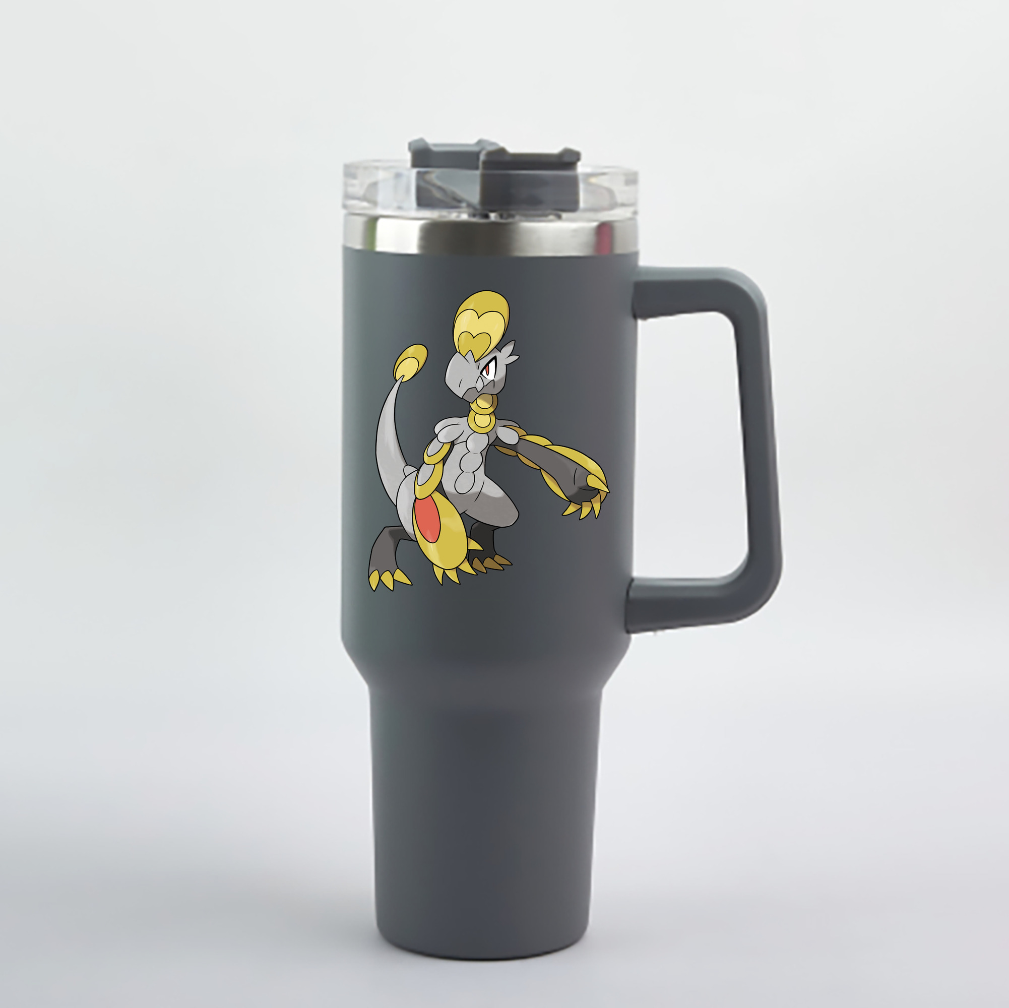 （画像用） ポケットモンスター Pokémon 1200mL車用タンブラー - クリスタルステッカー（プラスチックストロー付き）