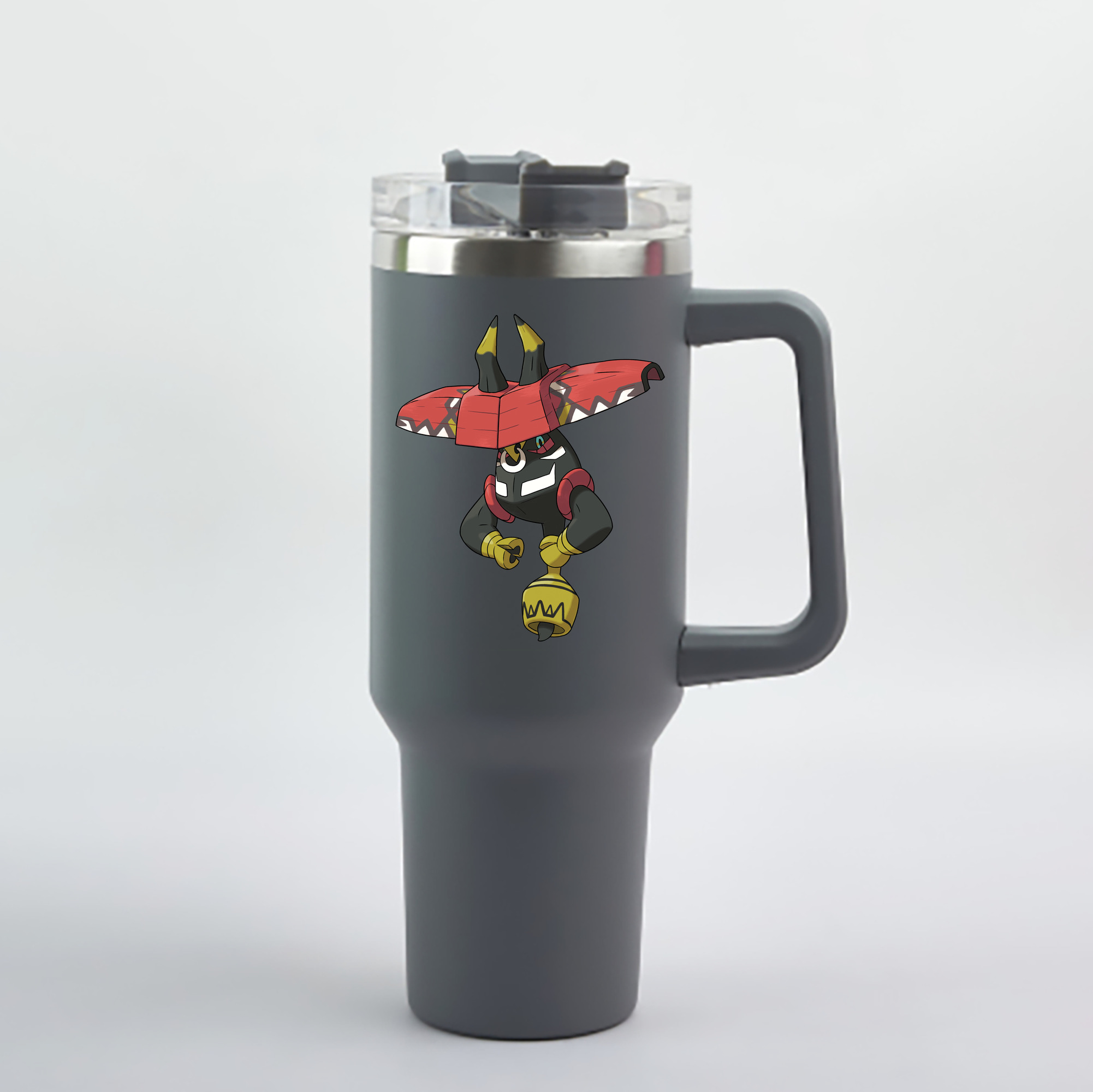 （画像用） ポケットモンスター Pokémon 1200mL車用タンブラー - クリスタルステッカー（プラスチックストロー付き）