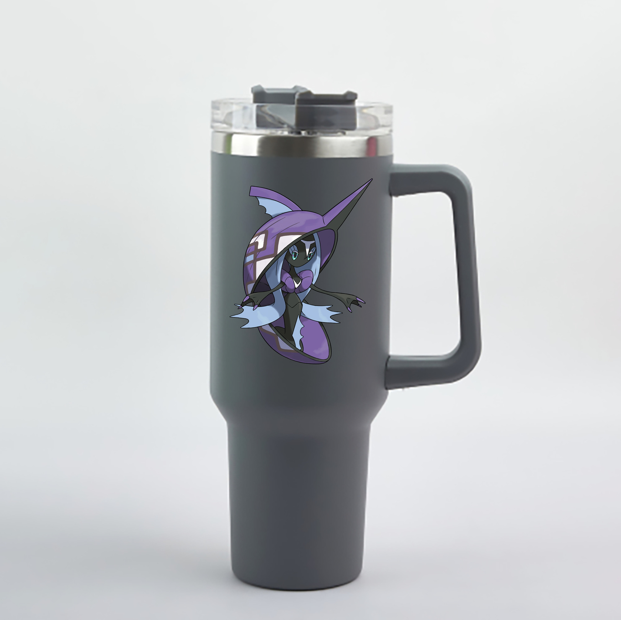 （画像用） ポケットモンスター Pokémon 1200mL車用タンブラー - クリスタルステッカー（プラスチックストロー付き）