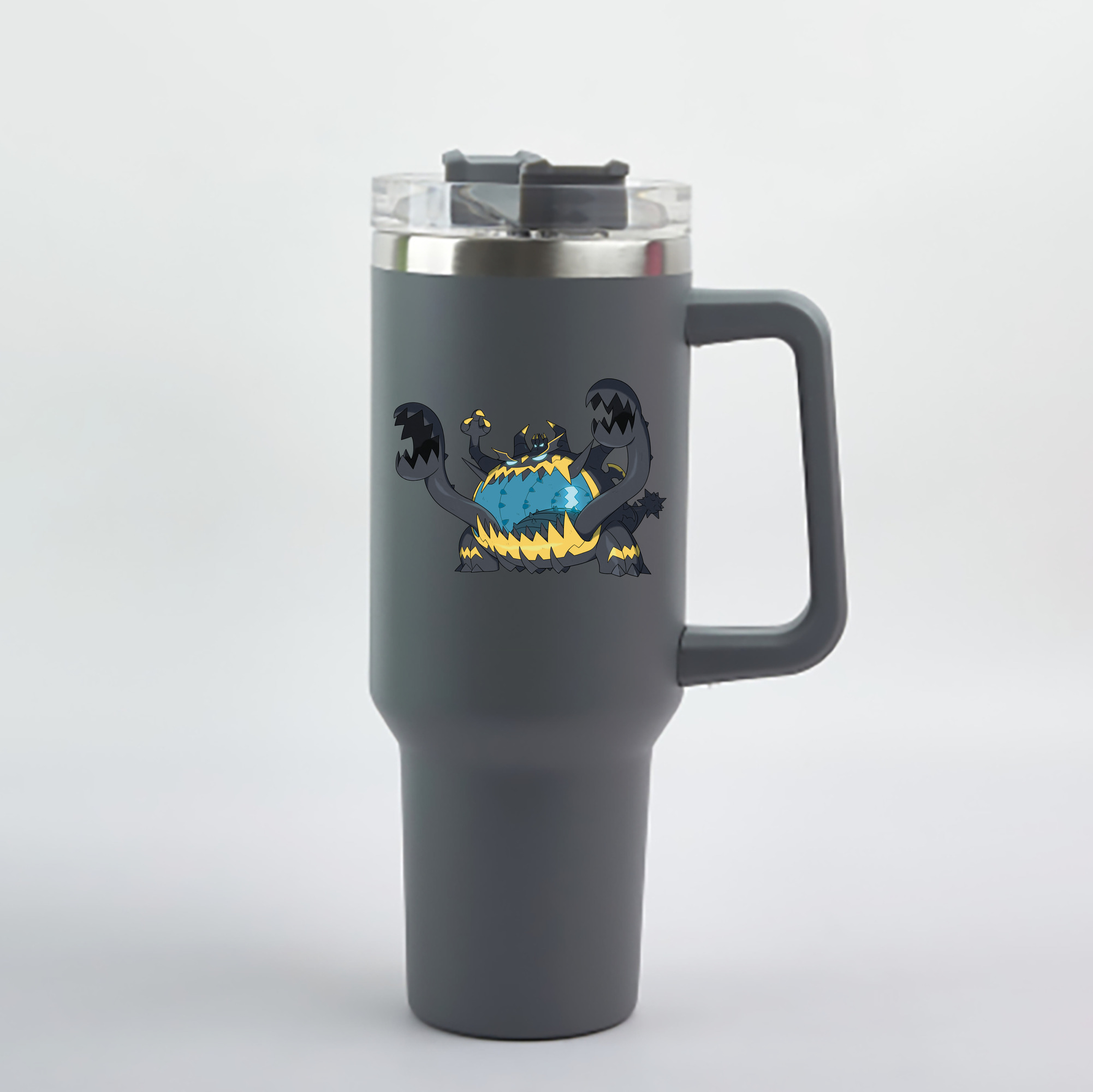 （画像用） ポケットモンスター Pokémon 1200mL車用タンブラー - クリスタルステッカー（プラスチックストロー付き）