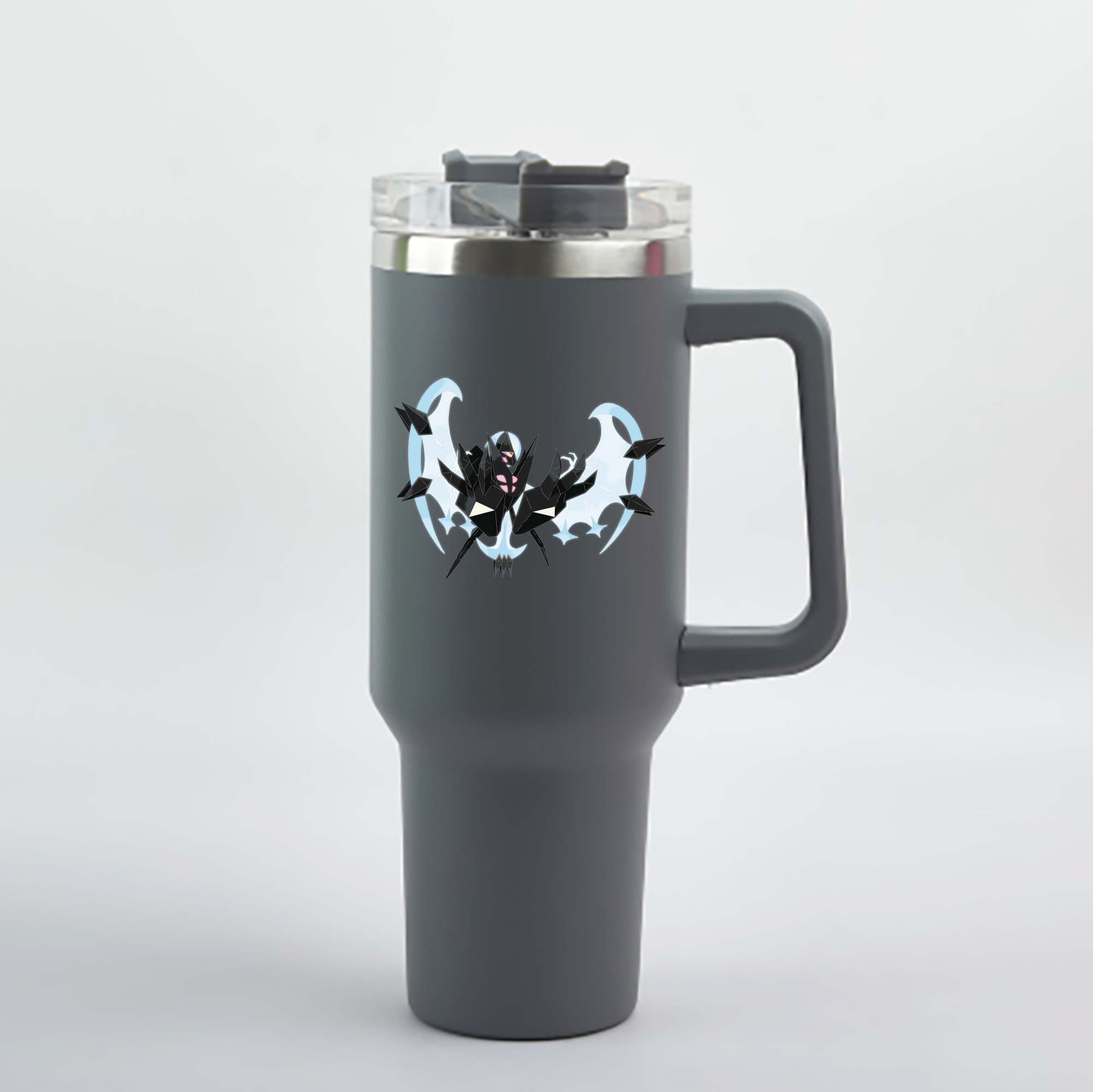 （画像用） ポケットモンスター Pokémon 1200mL車用タンブラー - クリスタルステッカー（プラスチックストロー付き）