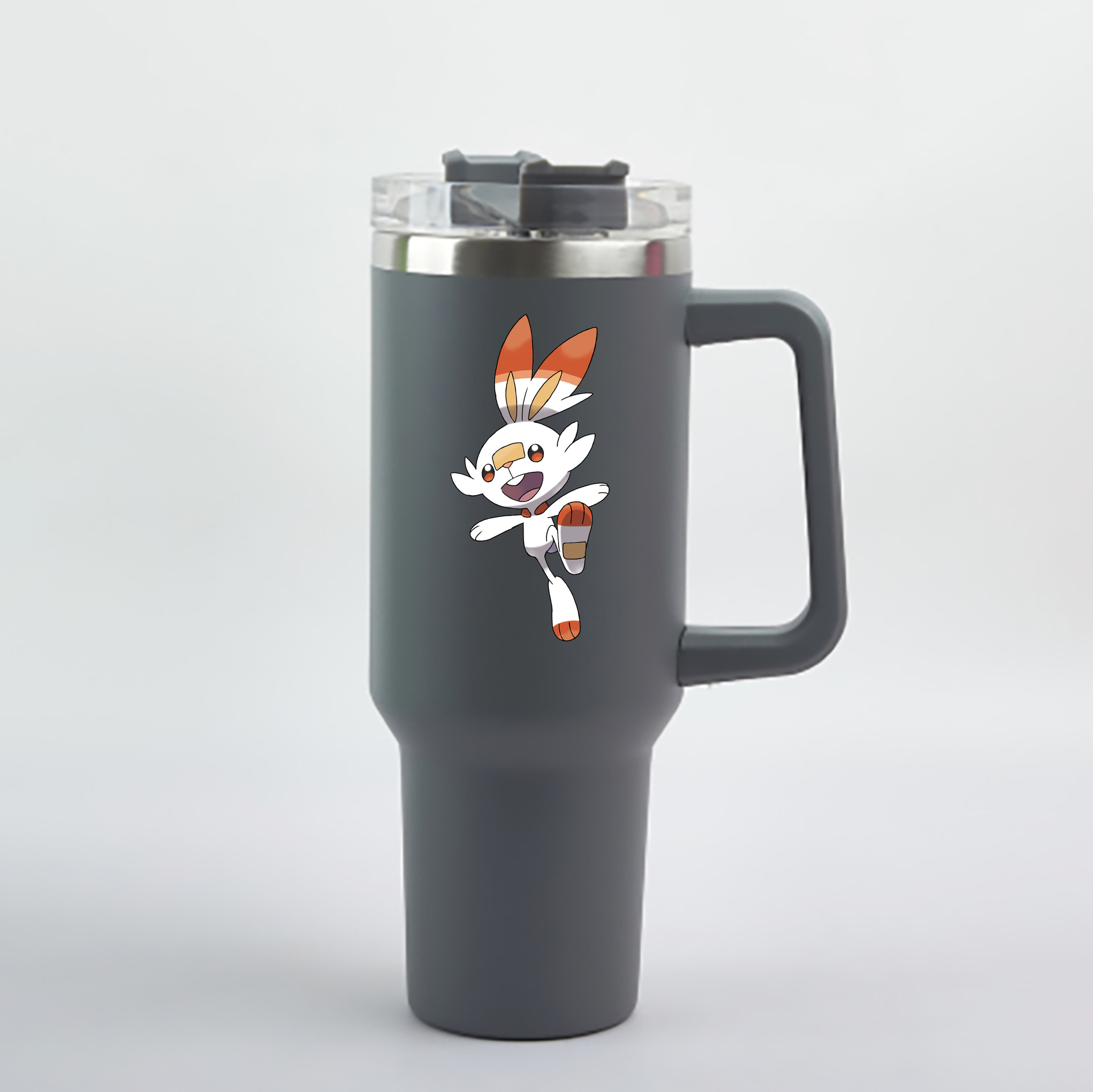 （画像用） ポケットモンスター Pokémon 1200mL車用タンブラー - クリスタルステッカー（プラスチックストロー付き）