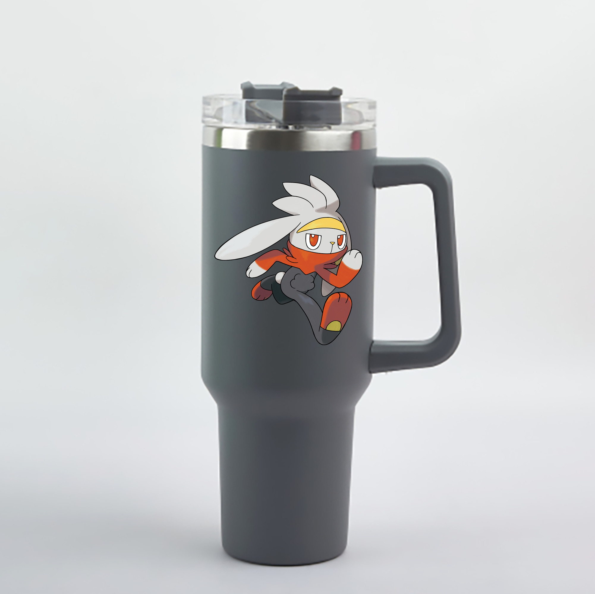 （画像用） ポケットモンスター Pokémon 1200mL車用タンブラー - クリスタルステッカー（プラスチックストロー付き）