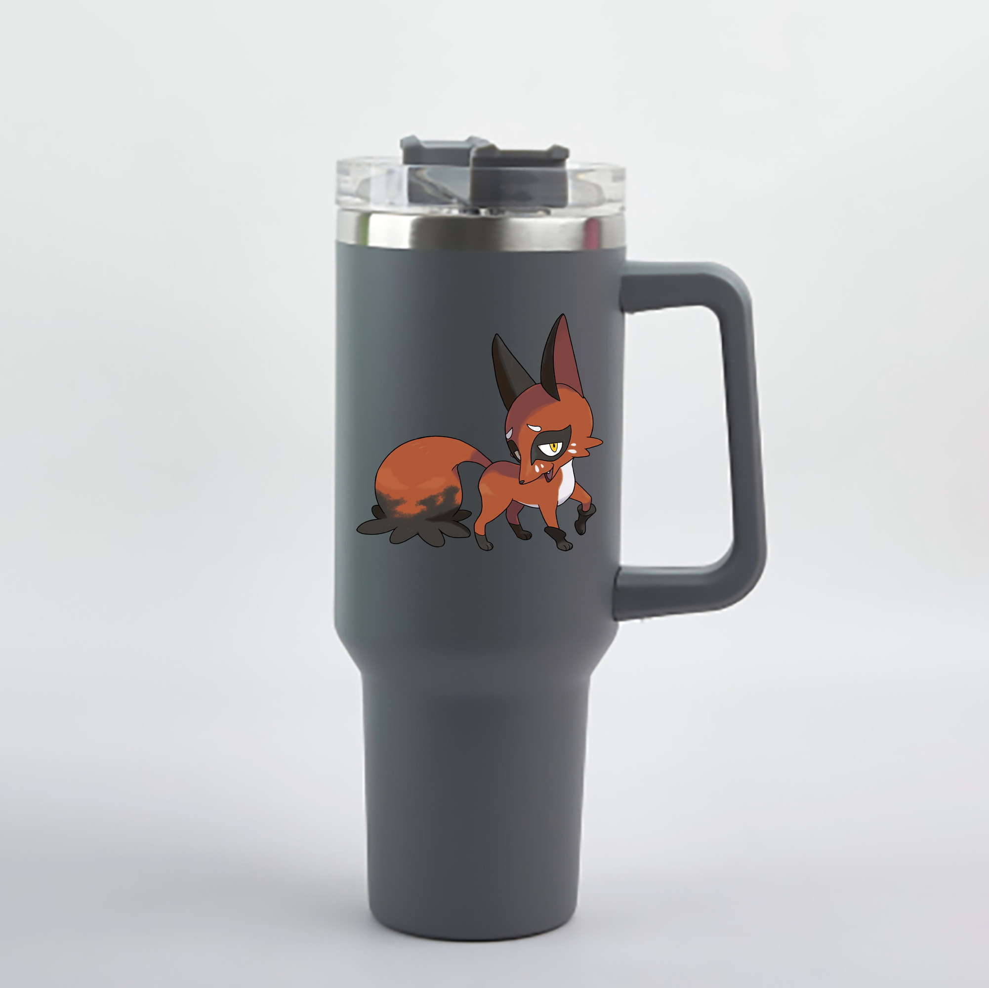 （画像用） ポケットモンスター Pokémon 1200mL車用タンブラー - クリスタルステッカー（プラスチックストロー付き）