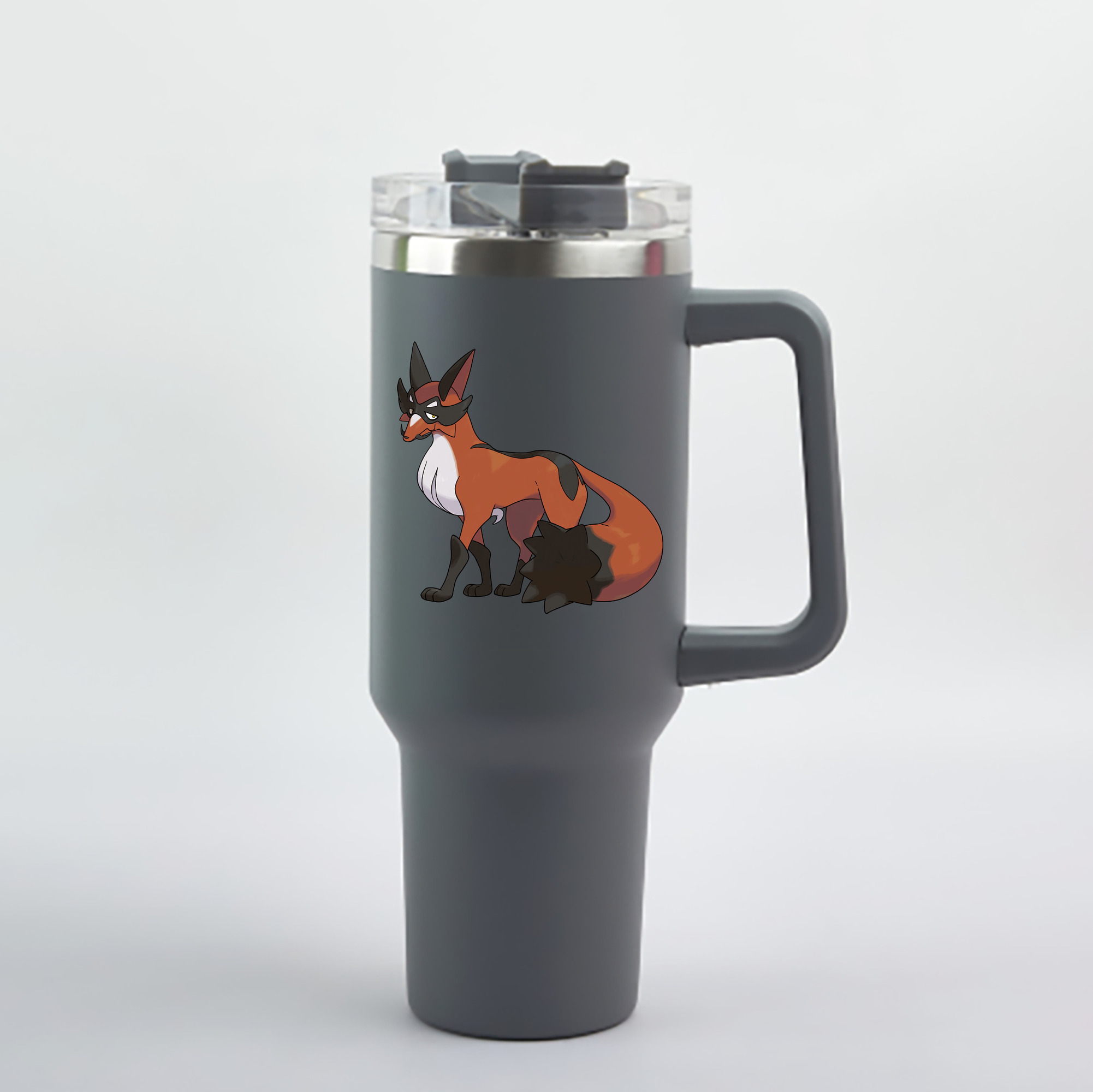 （画像用） ポケットモンスター Pokémon 1200mL車用タンブラー - クリスタルステッカー（プラスチックストロー付き）