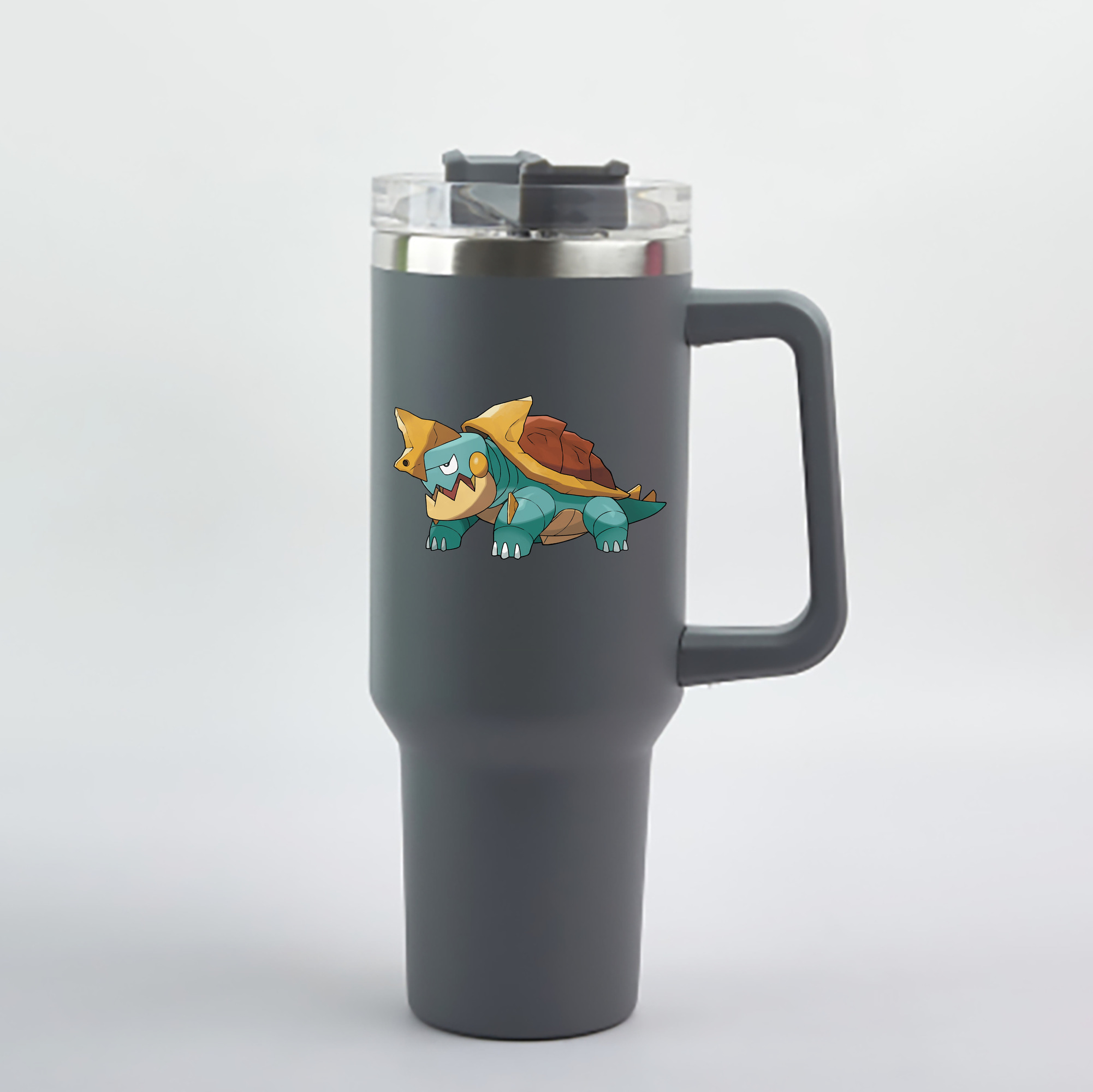 （画像用） ポケットモンスター Pokémon 1200mL車用タンブラー - クリスタルステッカー（プラスチックストロー付き）