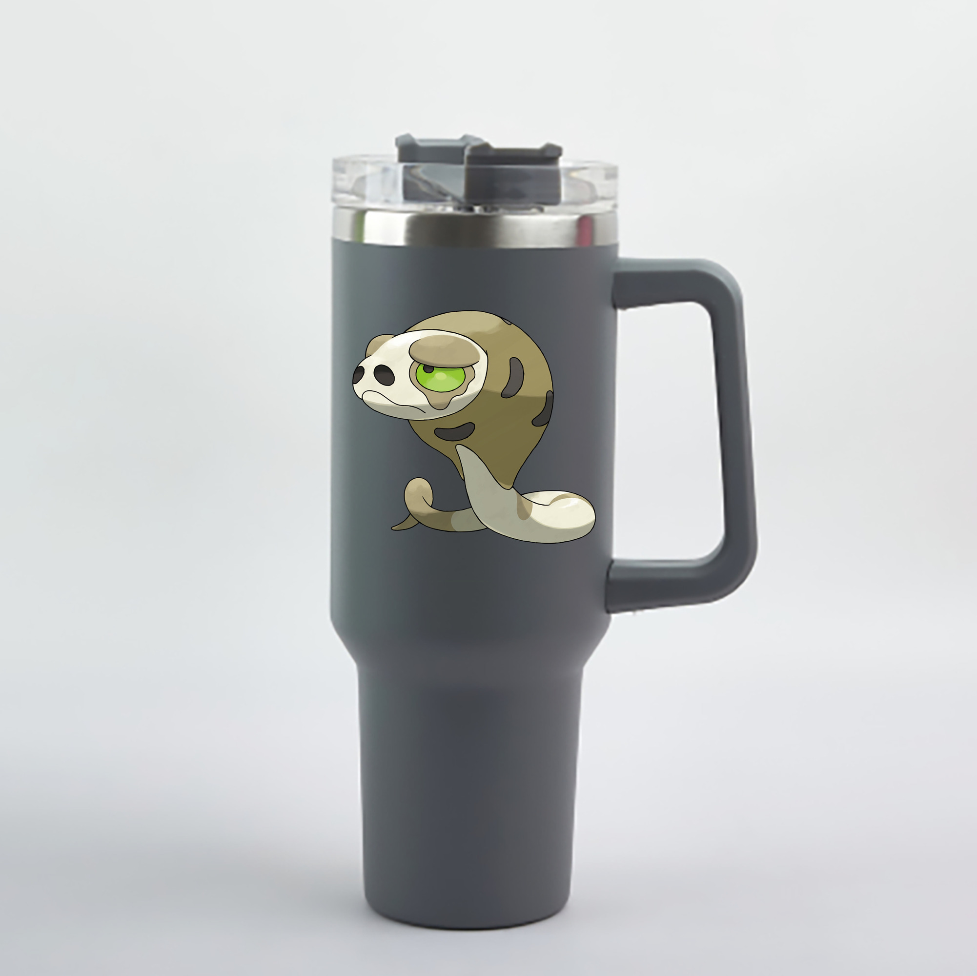 （画像用） ポケットモンスター Pokémon 1200mL車用タンブラー - クリスタルステッカー（プラスチックストロー付き）