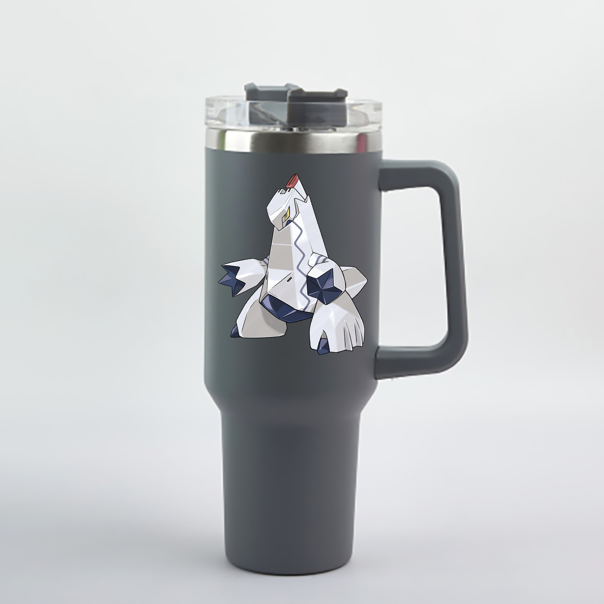 （画像用） ポケットモンスター Pokémon 1200mL車用タンブラー - クリスタルステッカー（プラスチックストロー付き）