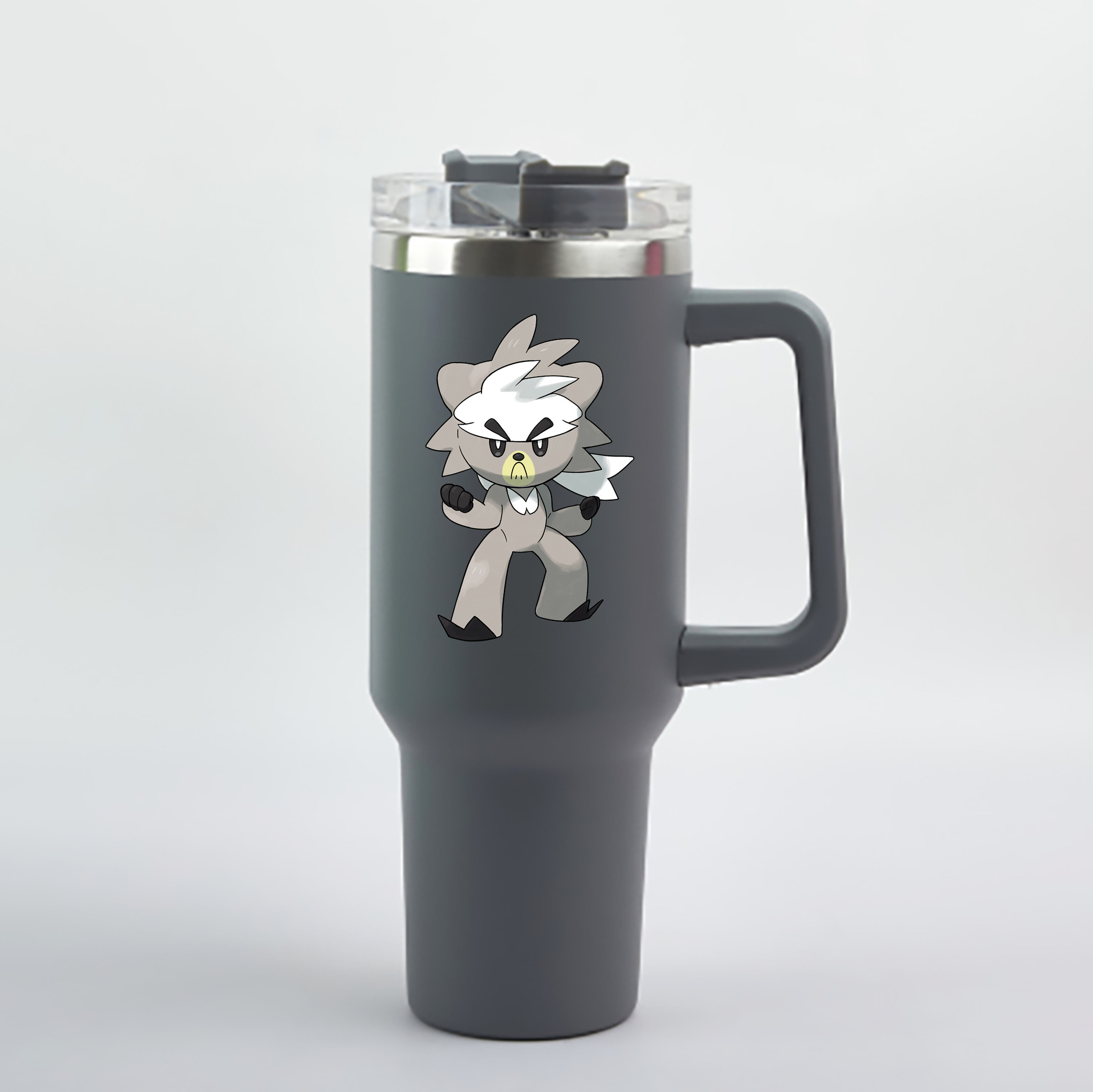 （画像用） ポケットモンスター Pokémon 1200mL車用タンブラー - クリスタルステッカー（プラスチックストロー付き）