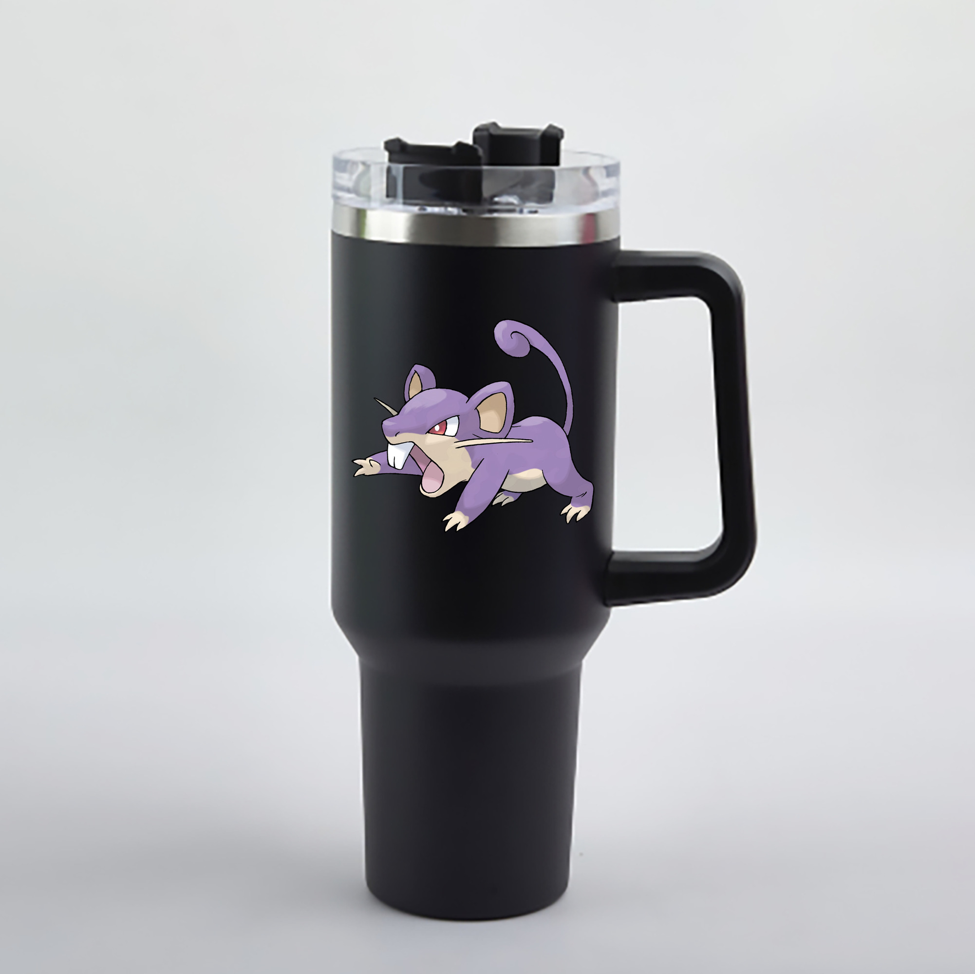 （画像用） ポケットモンスター Pokémon 1200mL車用タンブラー - クリスタルステッカー（プラスチックストロー付き）