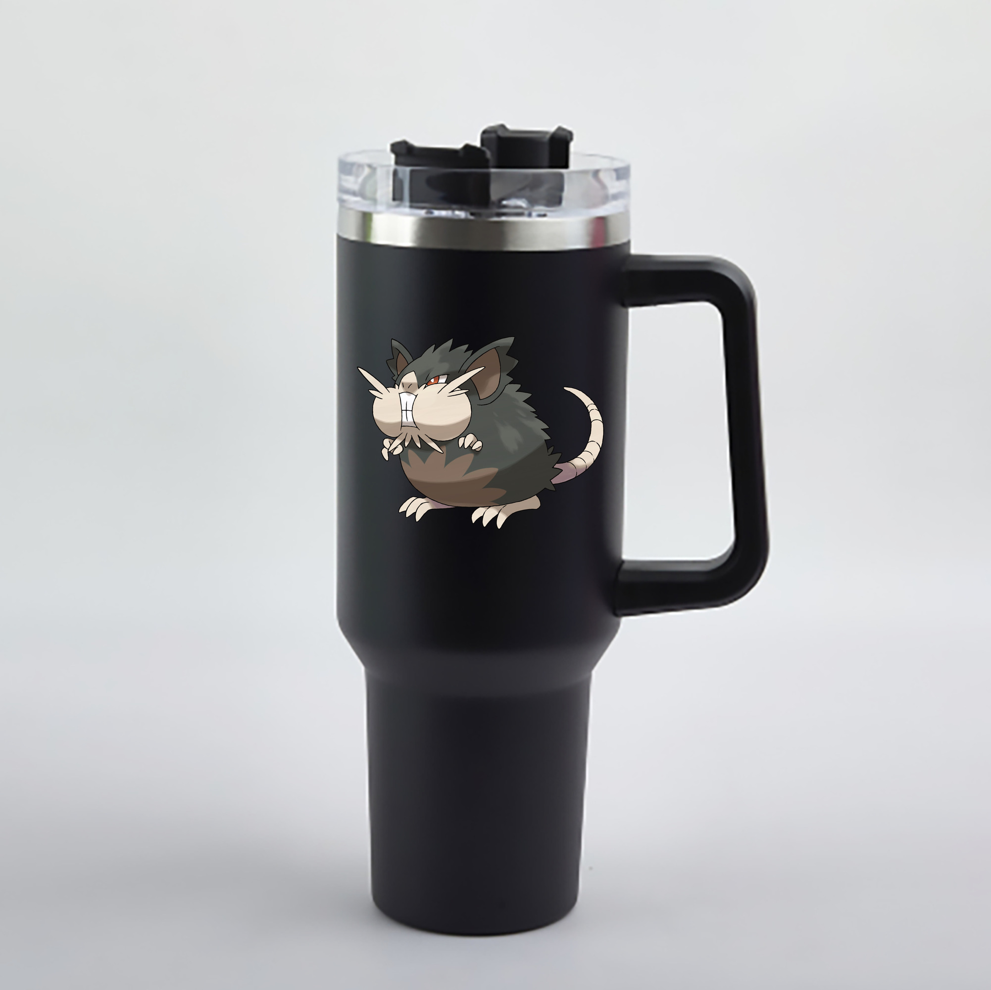 （画像用） ポケットモンスター Pokémon 1200mL車用タンブラー - クリスタルステッカー（プラスチックストロー付き）