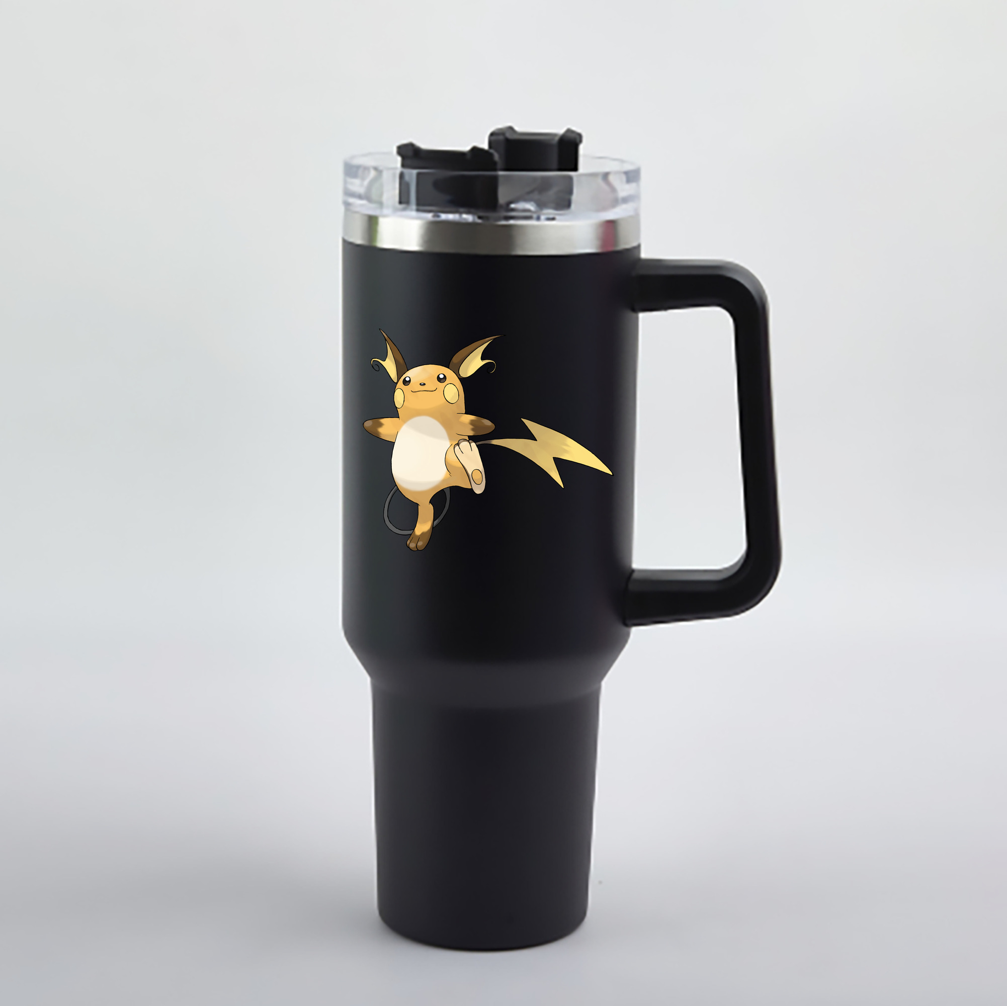 （画像用） ポケットモンスター Pokémon 1200mL車用タンブラー - クリスタルステッカー（プラスチックストロー付き）