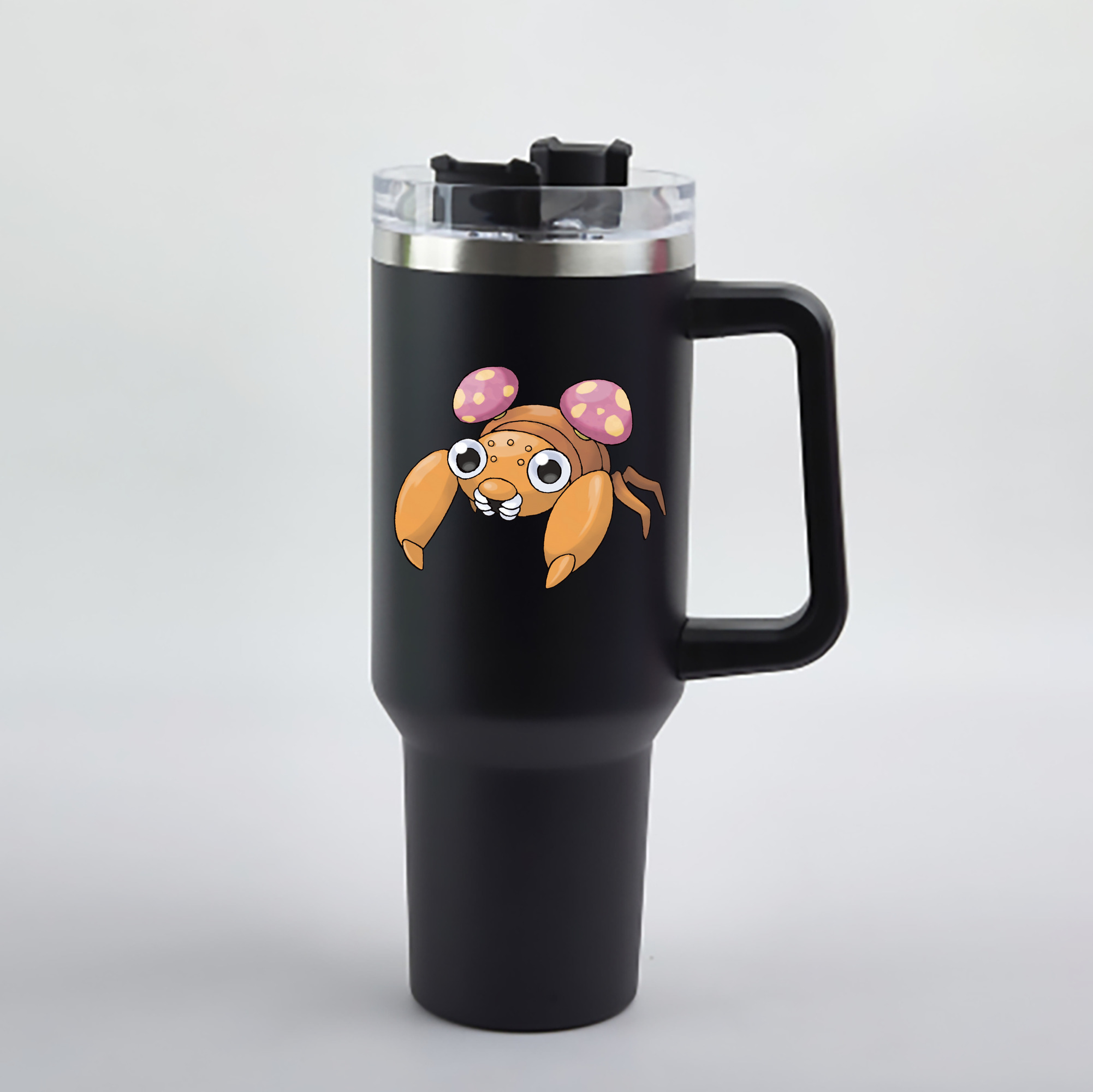 （画像用） ポケットモンスター Pokémon 1200mL車用タンブラー - クリスタルステッカー（プラスチックストロー付き）