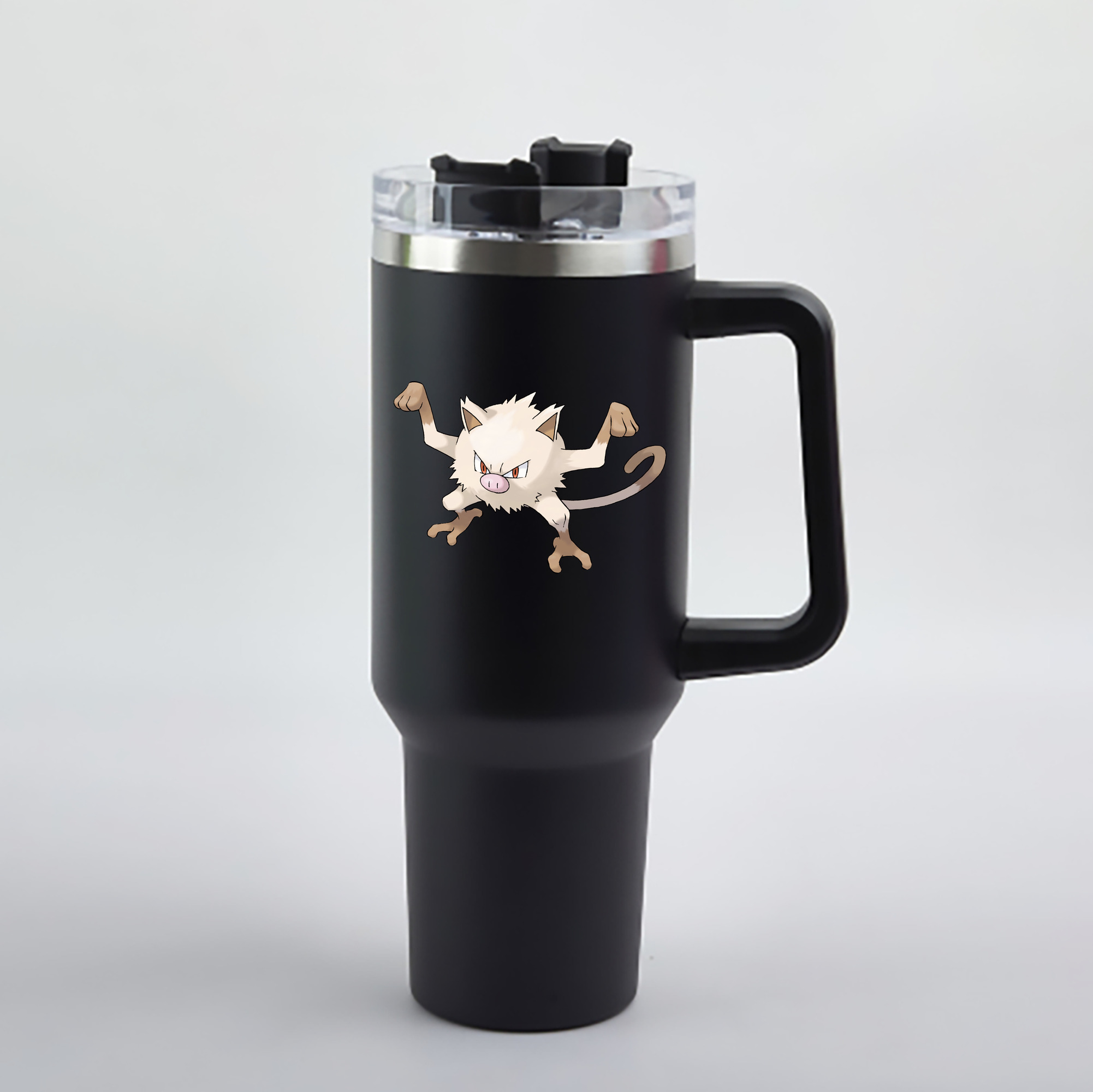 （画像用） ポケットモンスター Pokémon 1200mL車用タンブラー - クリスタルステッカー（プラスチックストロー付き）