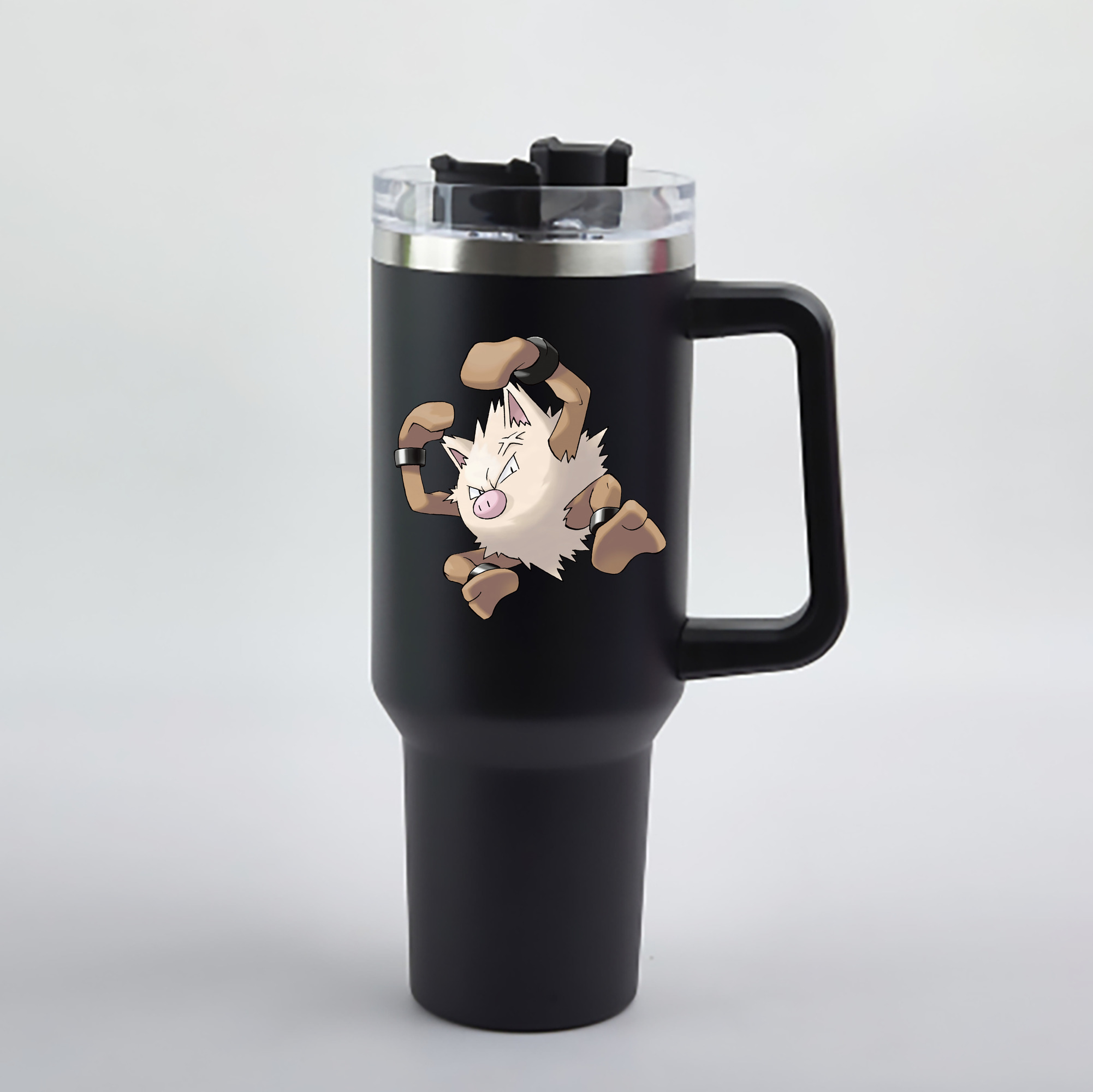 （画像用） ポケットモンスター Pokémon 1200mL車用タンブラー - クリスタルステッカー（プラスチックストロー付き）