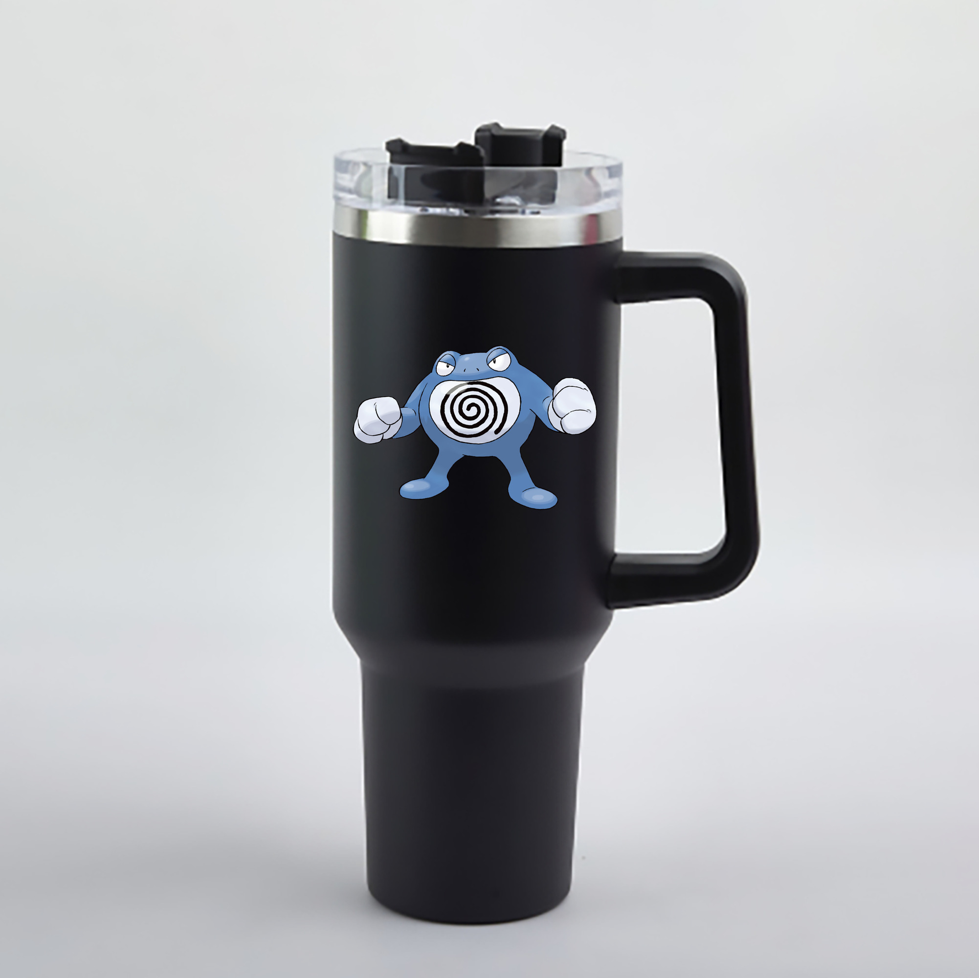 （画像用） ポケットモンスター Pokémon 1200mL車用タンブラー - クリスタルステッカー（プラスチックストロー付き）