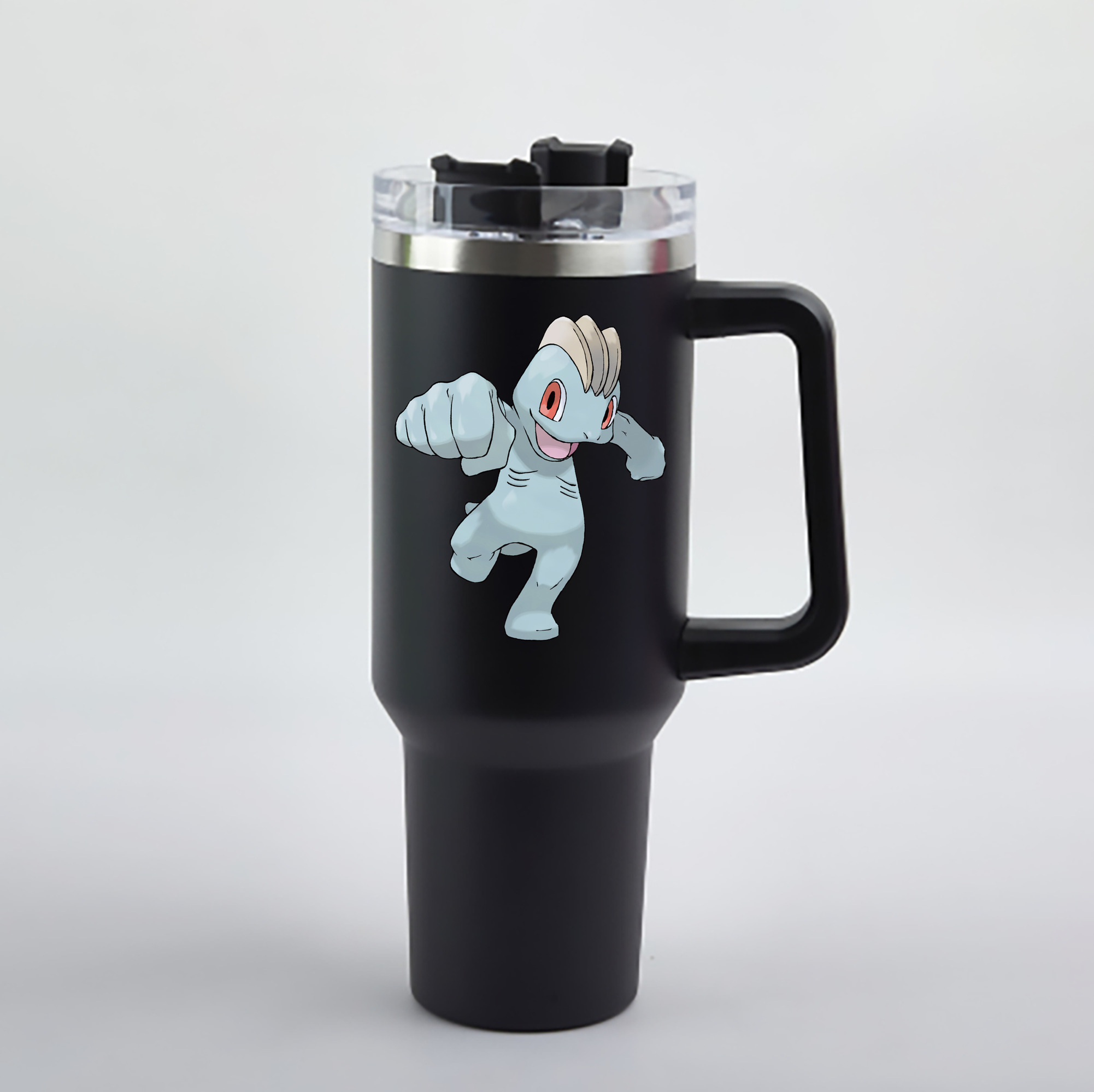 （画像用） ポケットモンスター Pokémon 1200mL車用タンブラー - クリスタルステッカー（プラスチックストロー付き）