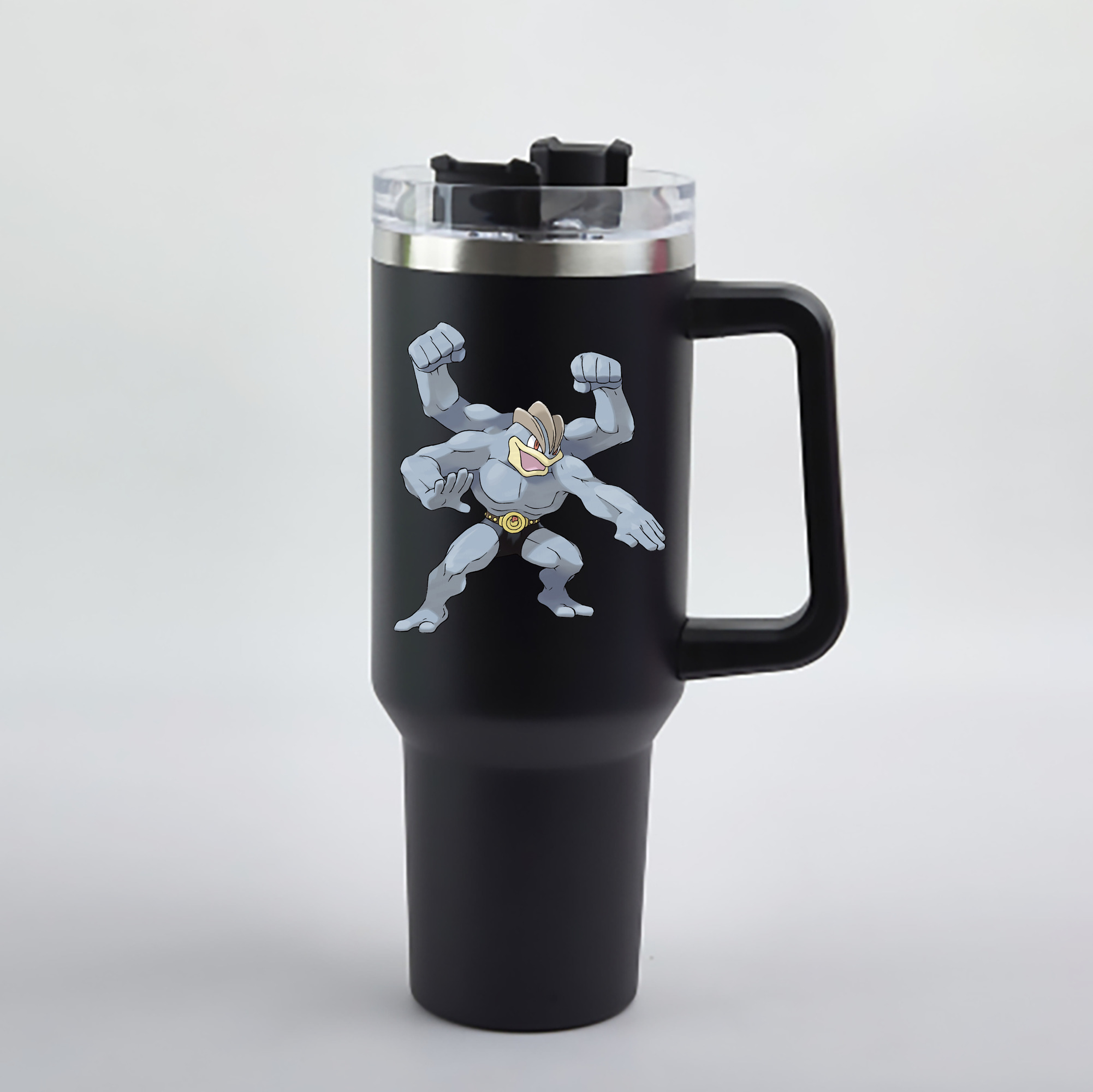 （画像用） ポケットモンスター Pokémon 1200mL車用タンブラー - クリスタルステッカー（プラスチックストロー付き）