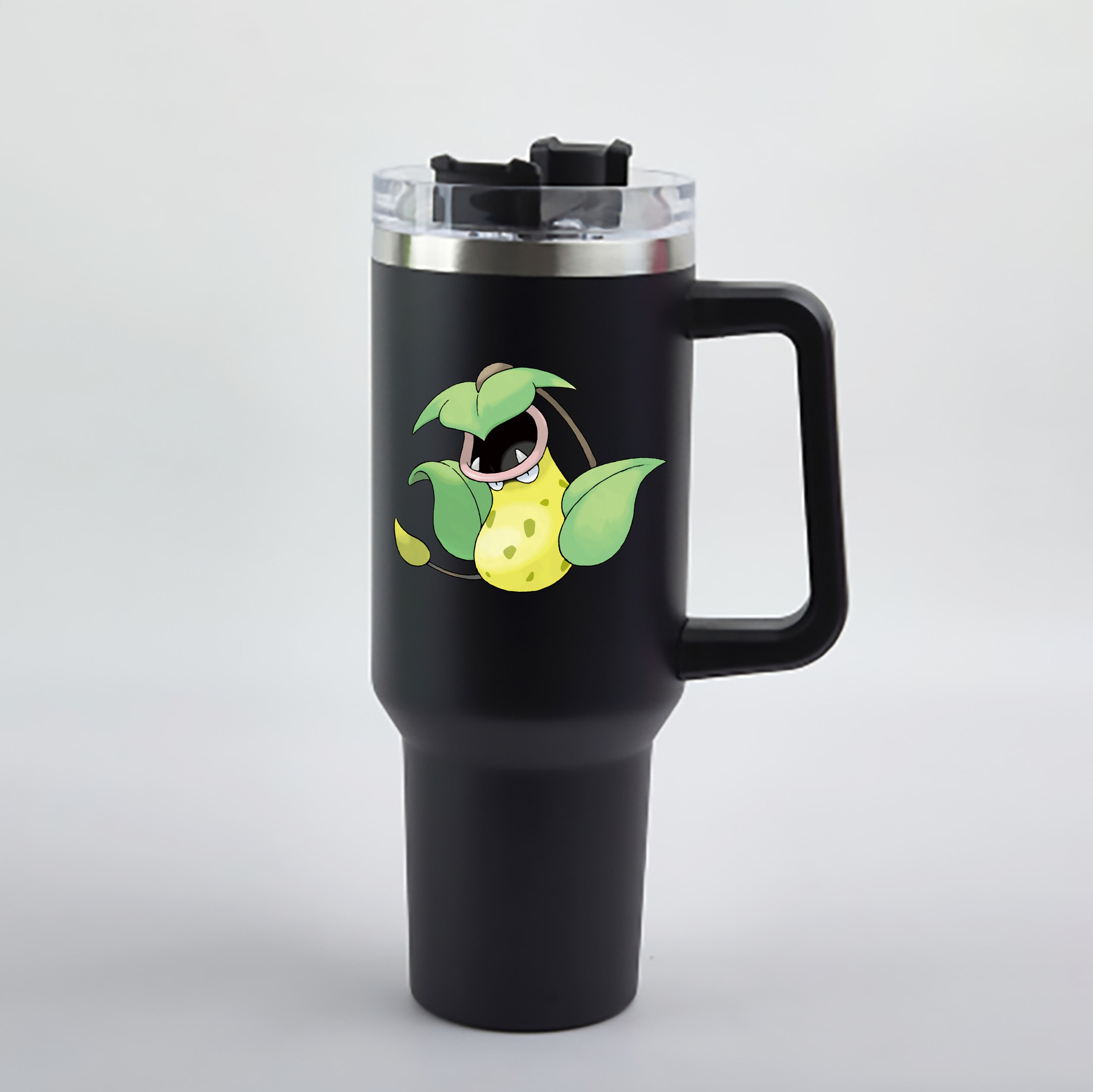 （画像用） ポケットモンスター Pokémon 1200mL車用タンブラー - クリスタルステッカー（プラスチックストロー付き）